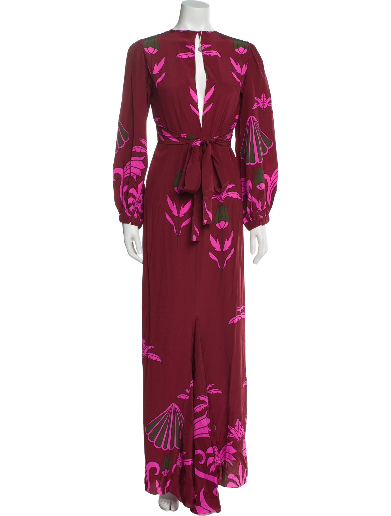 Johanna Ortiz Silk Long Dress