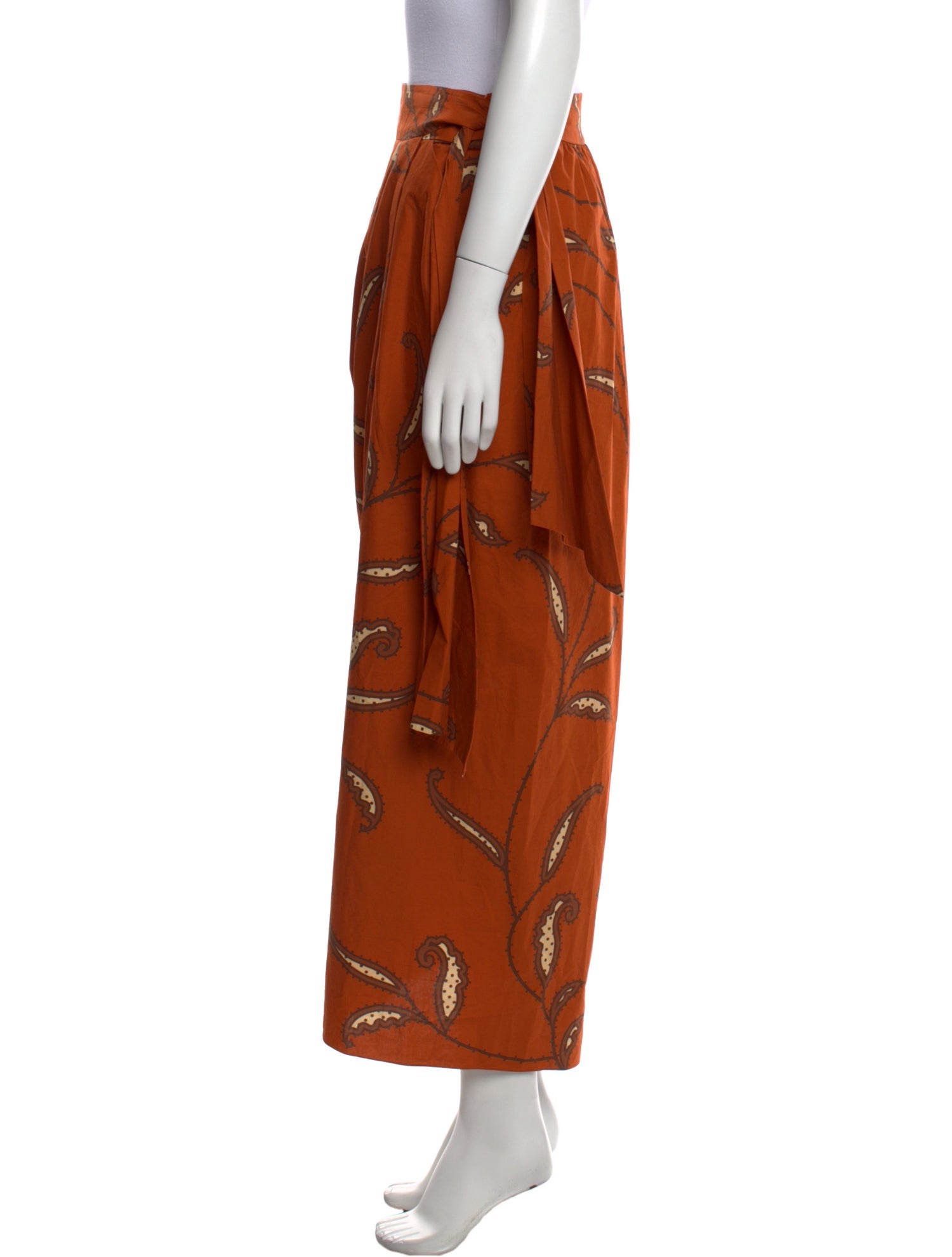 Johanna Ortiz Printed Midi Length Skirt