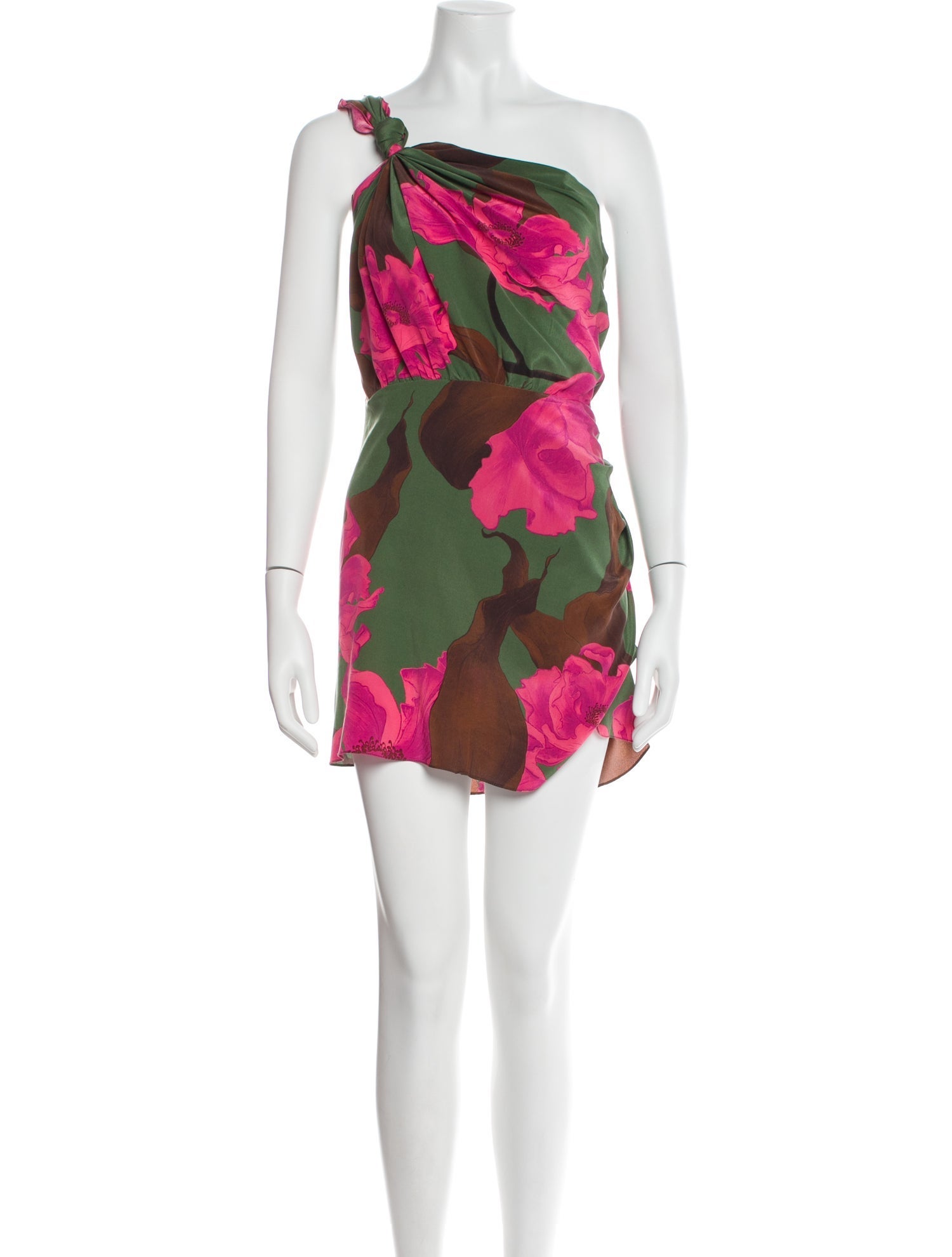 Johanna Ortiz Silk Mini Dress