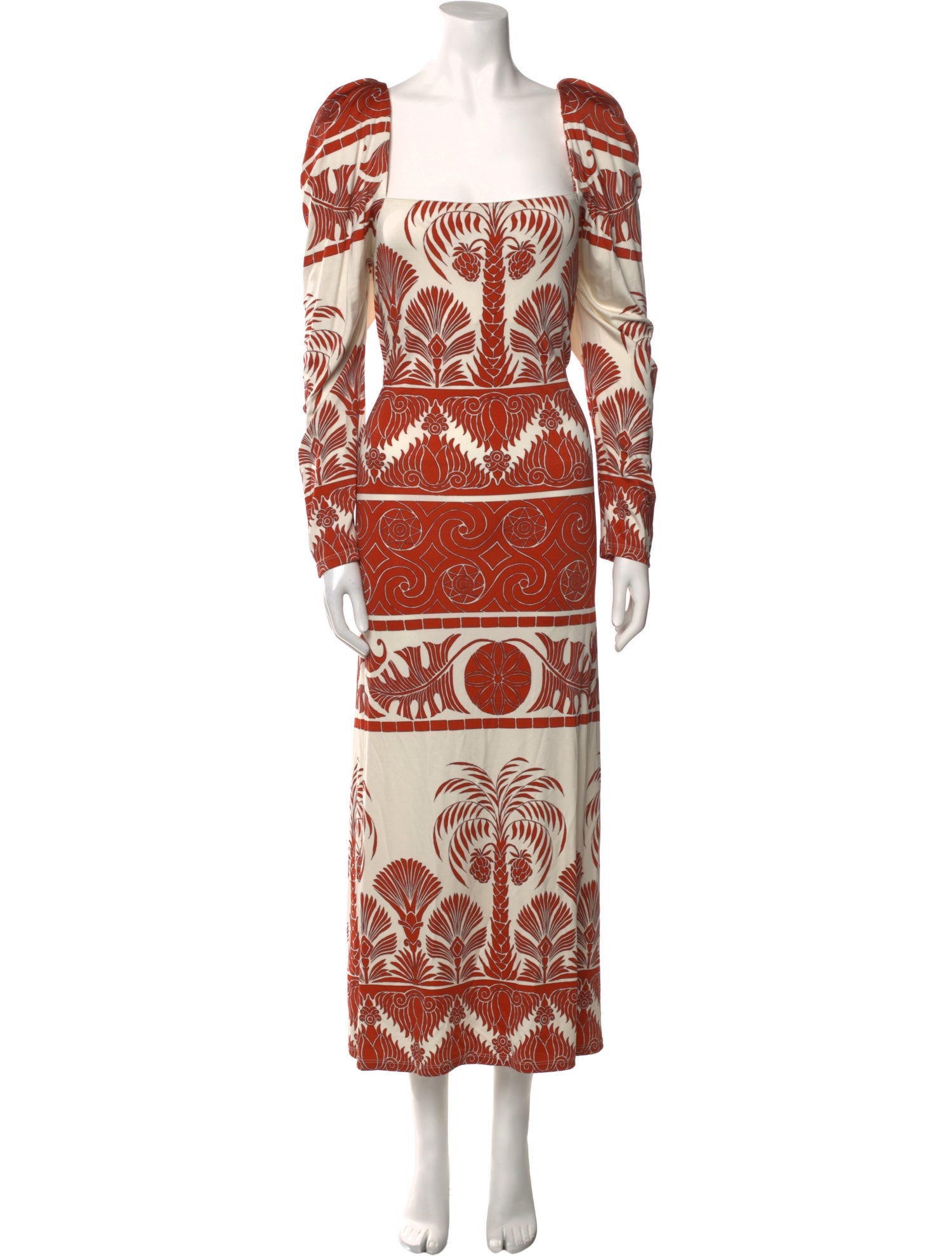 Johanna Ortiz Printed Long Dress