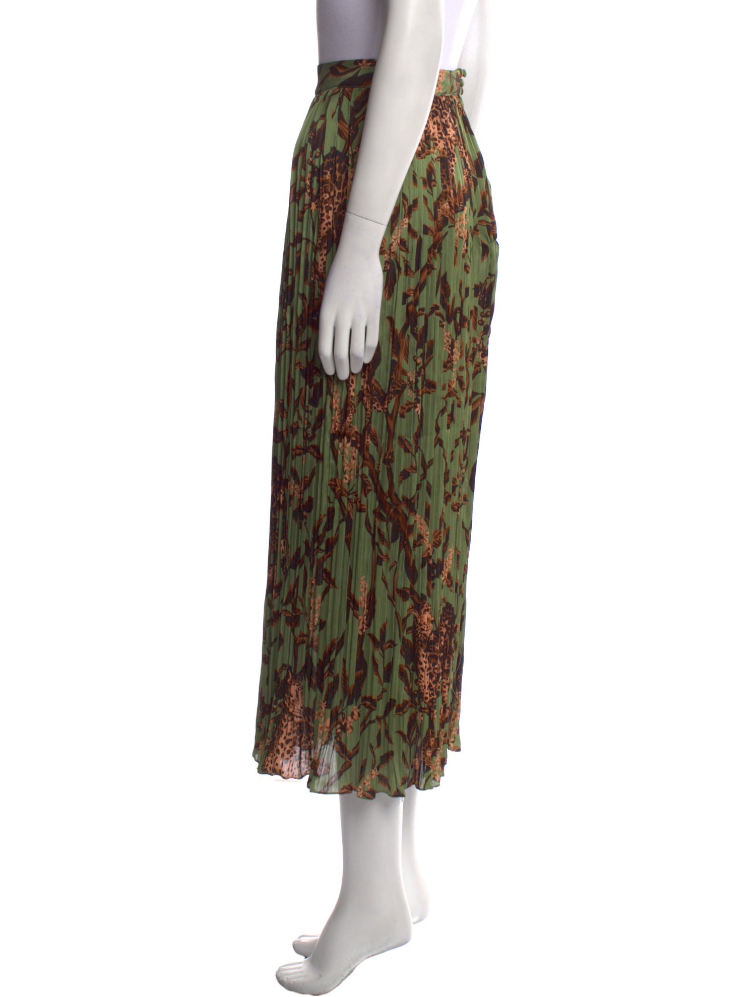 Johanna Ortiz Printed Midi Length Skirt