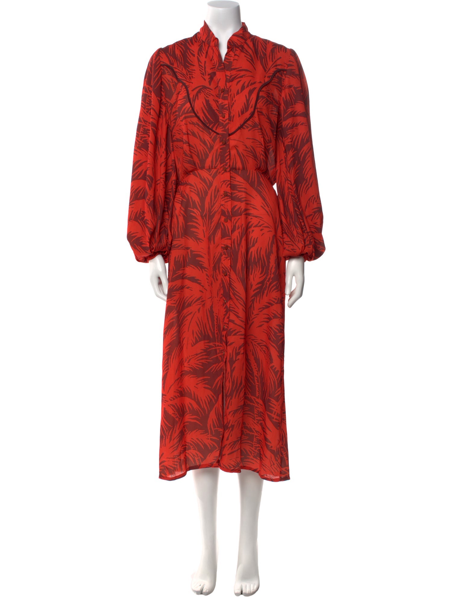 Johanna Ortiz Satin Long Dress