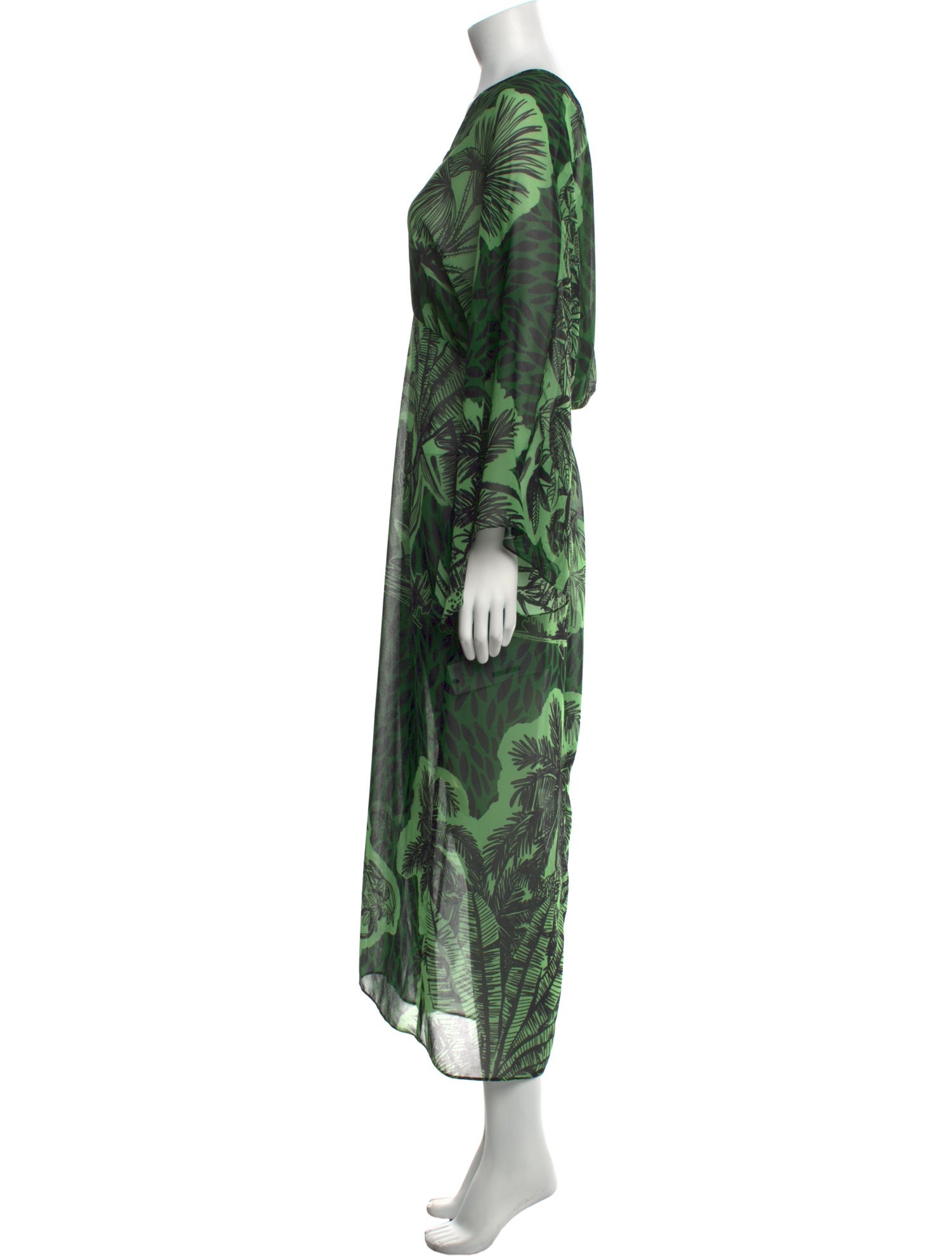 Johanna Ortiz Printed Long Dress