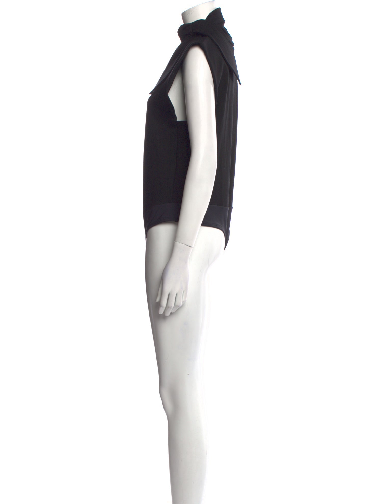 Johanna Ortiz Turtleneck Sleeveless Bodysuit