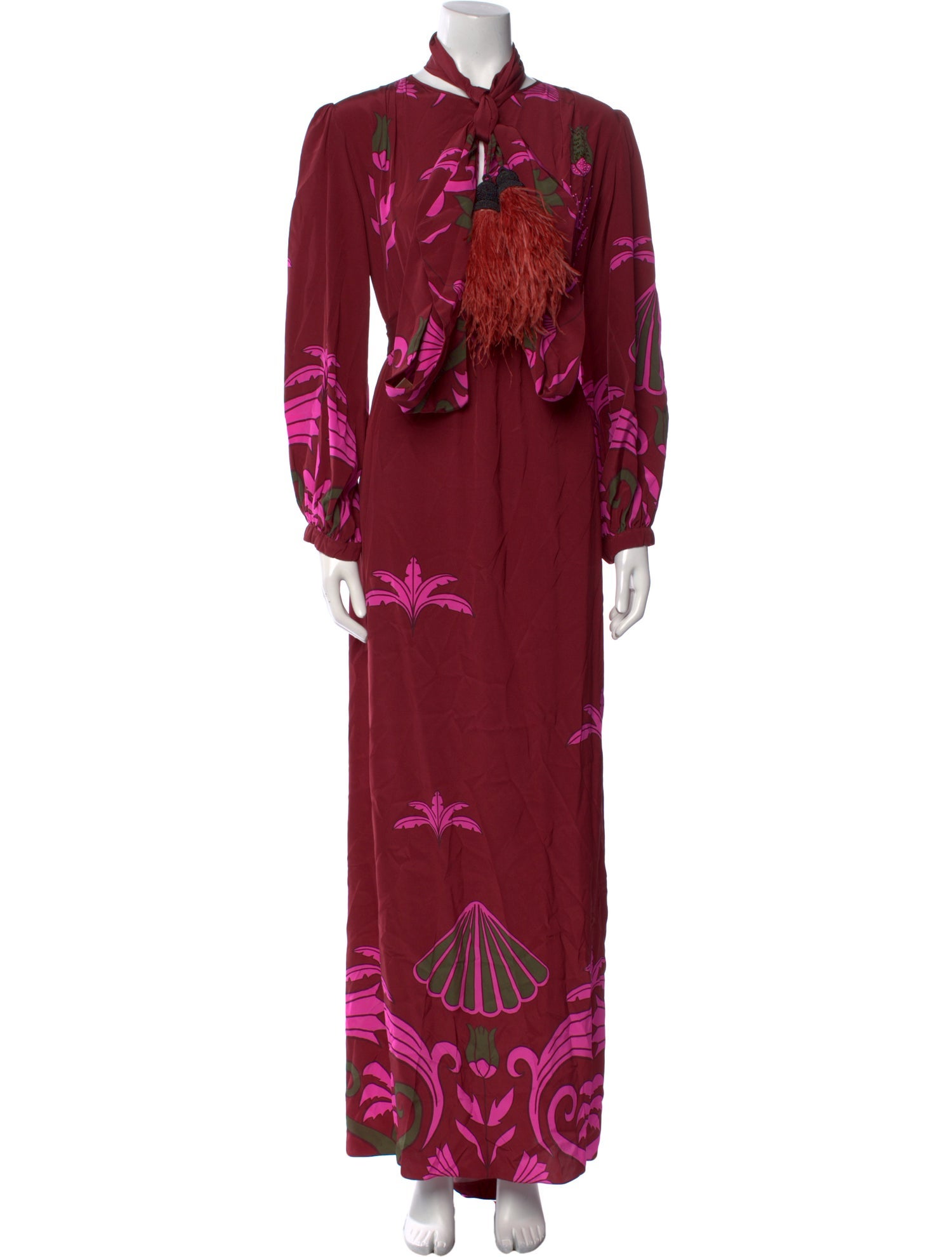 Johanna Ortiz Silk Long Dress