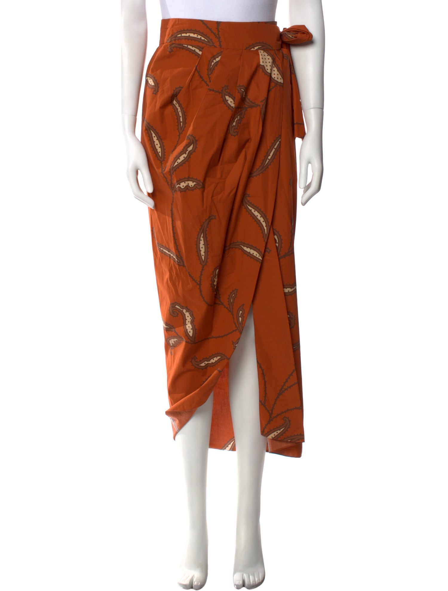 Johanna Ortiz Printed Midi Length Skirt