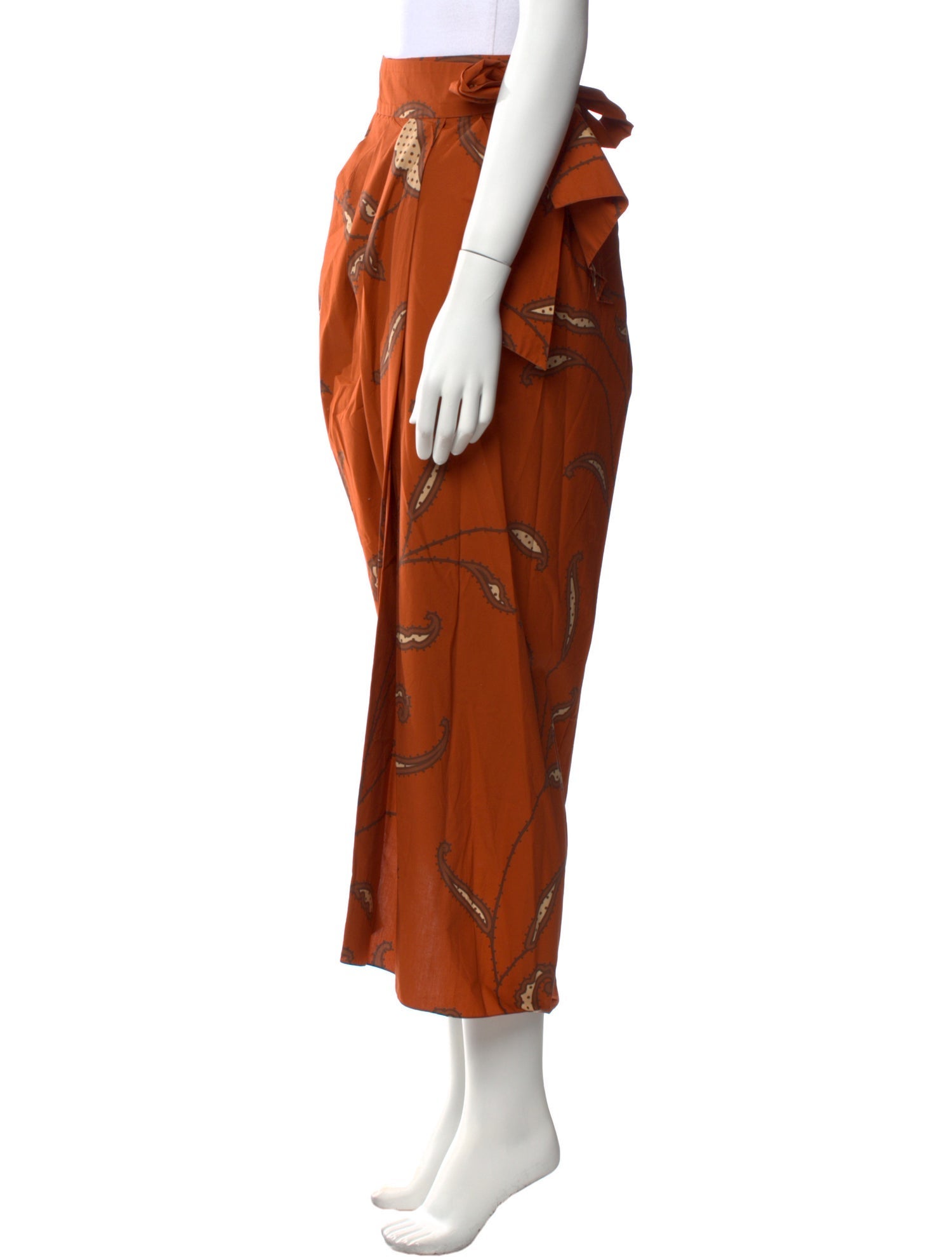 Johanna Ortiz Printed Midi Length Skirt