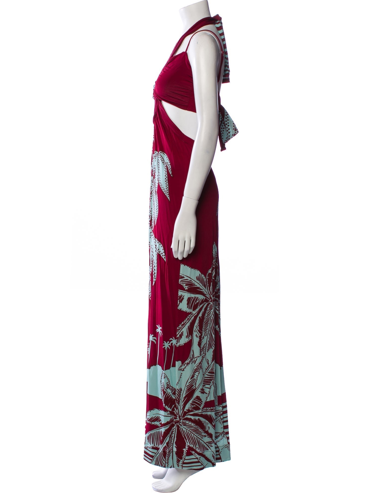 Johanna Ortiz Printed Long Dress