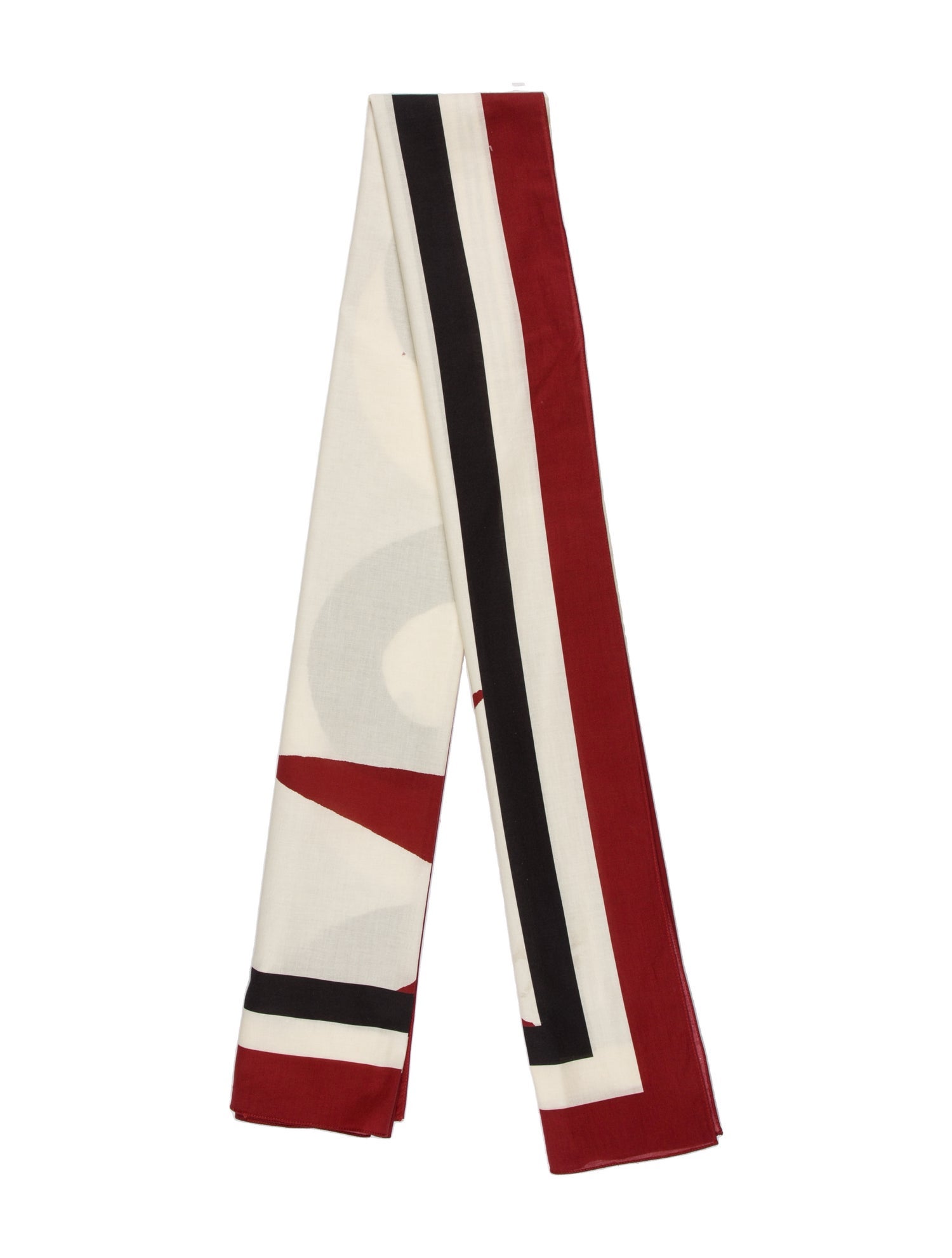 Johanna Ortiz Silk Striped Scarf