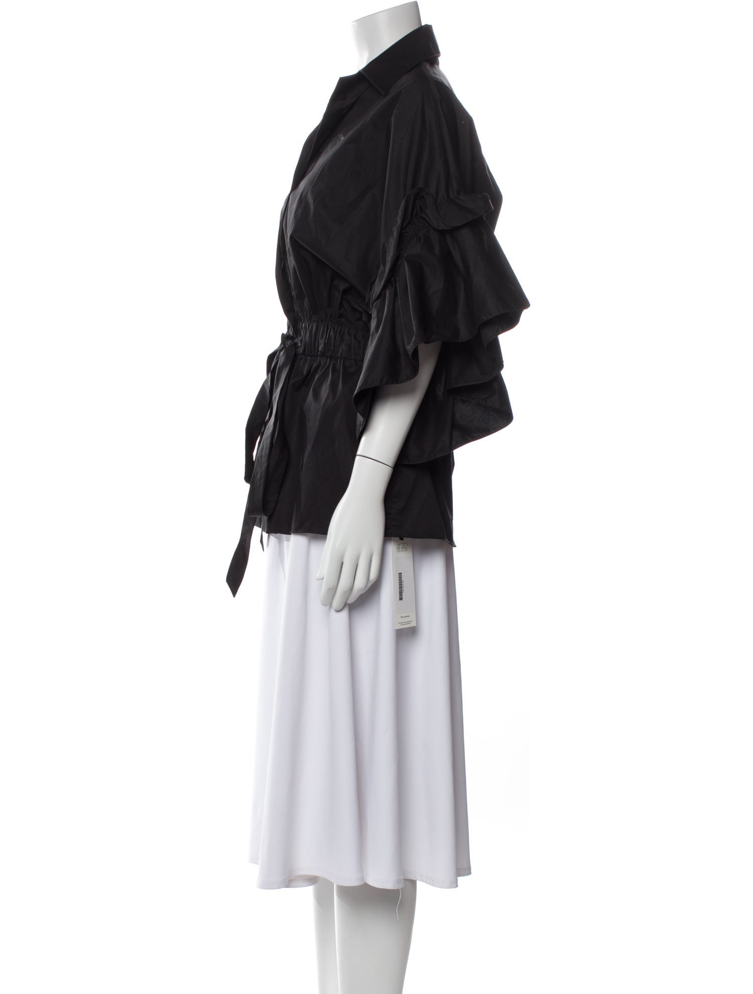 Johanna Ortiz Three-Quarter Sleeve Blouse