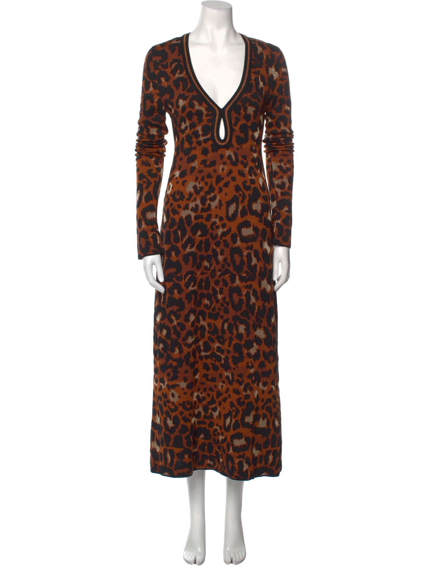 Johanna Ortiz Animal Print Long Dress