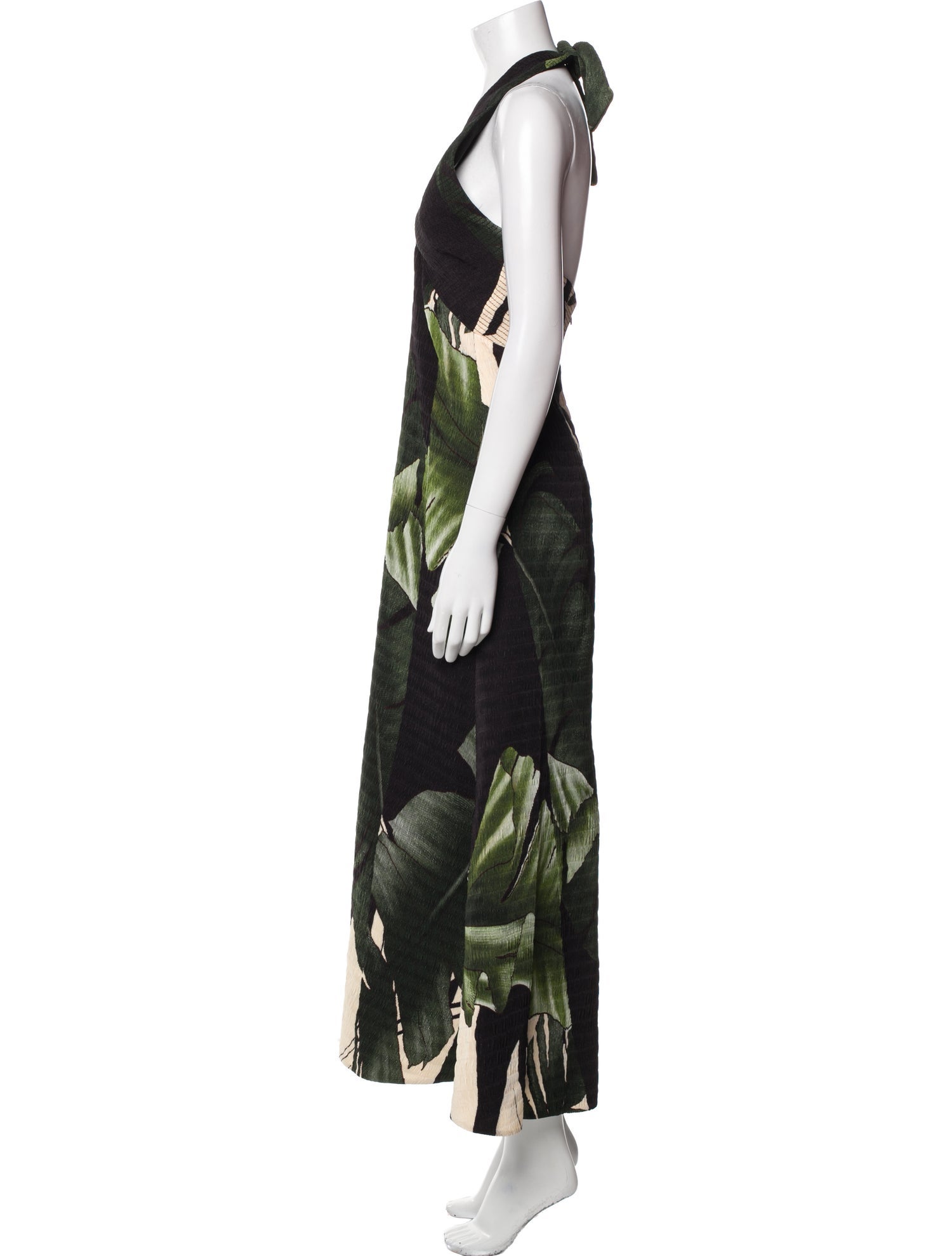 Johanna Ortiz Printed Long Dress w/ Tags