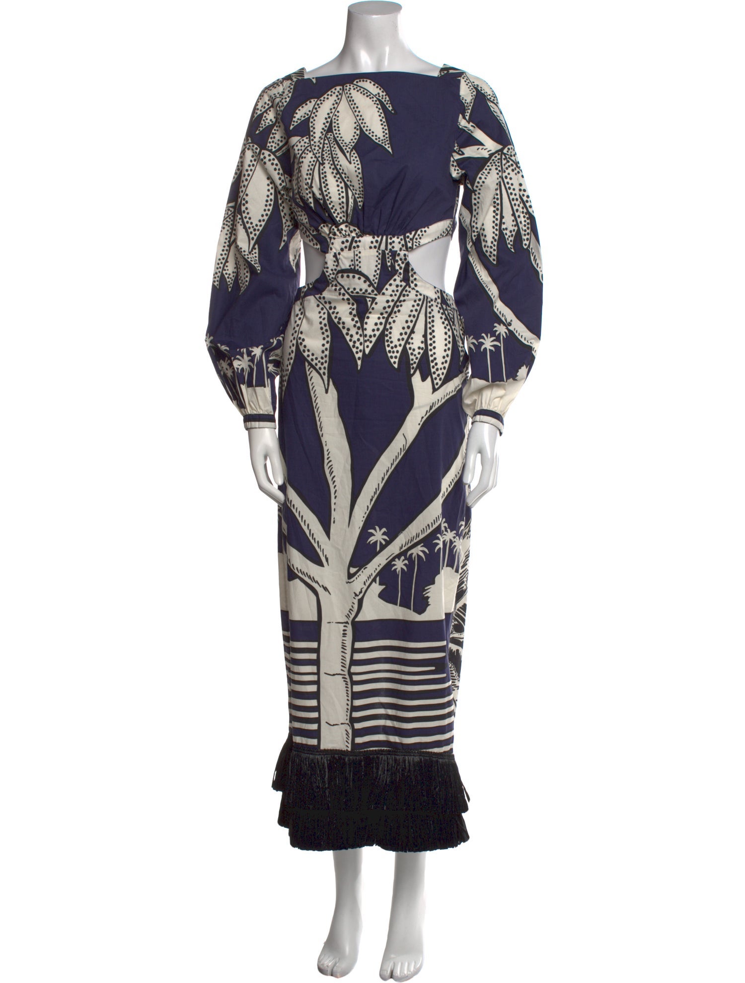 Johanna Ortiz Printed Long Dress