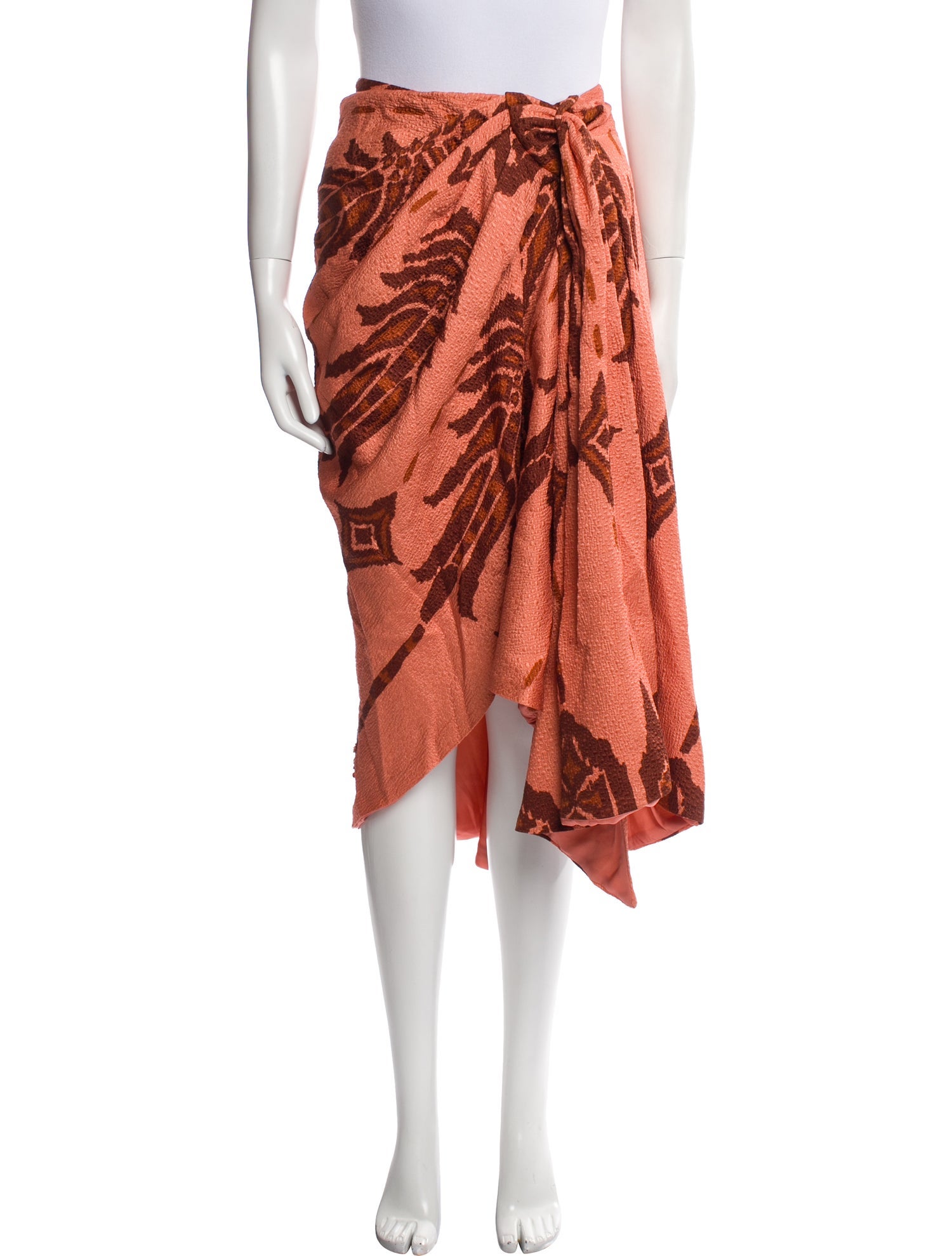 Johanna Ortiz Wool Midi Length Skirt