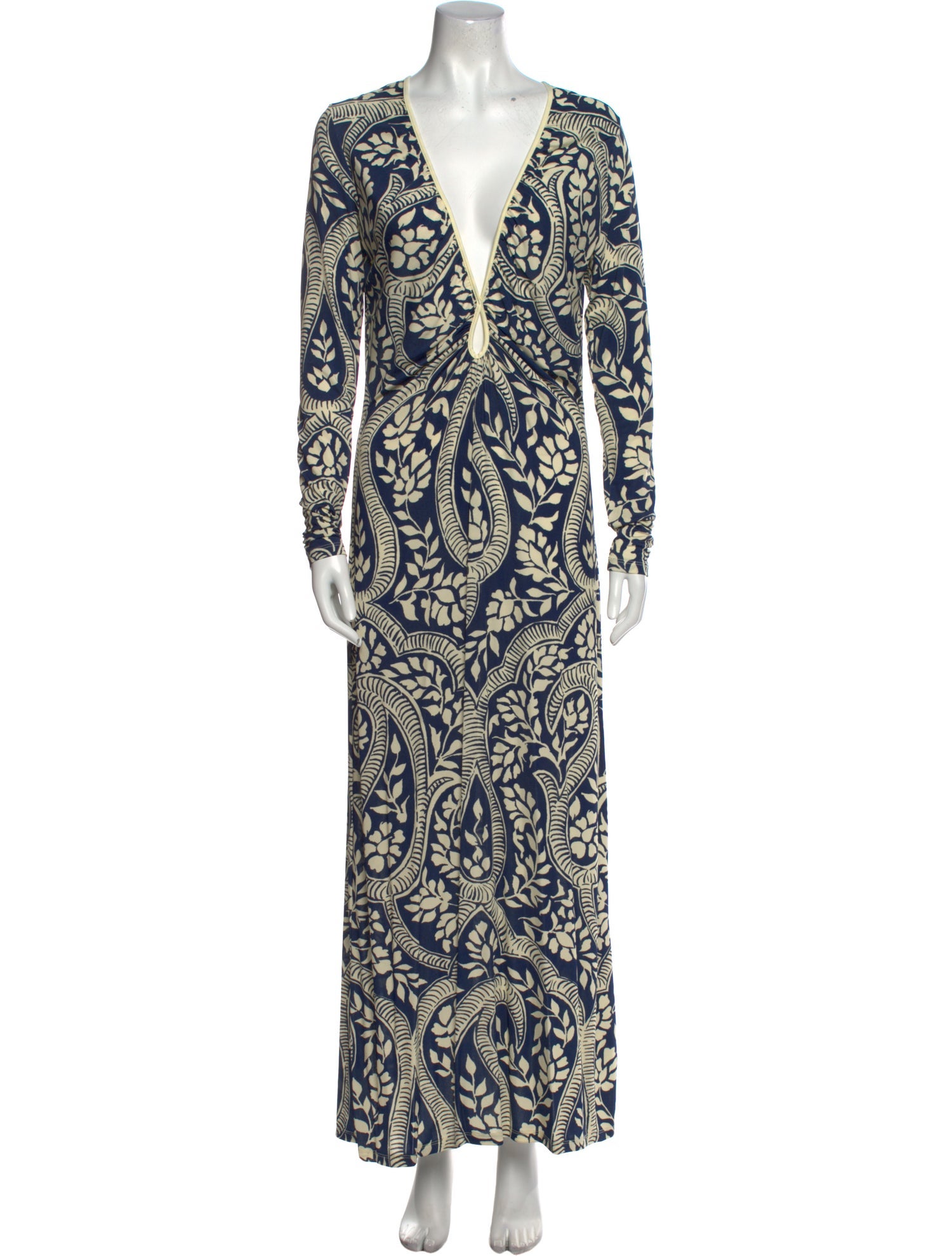 Johanna Ortiz Printed Long Dress