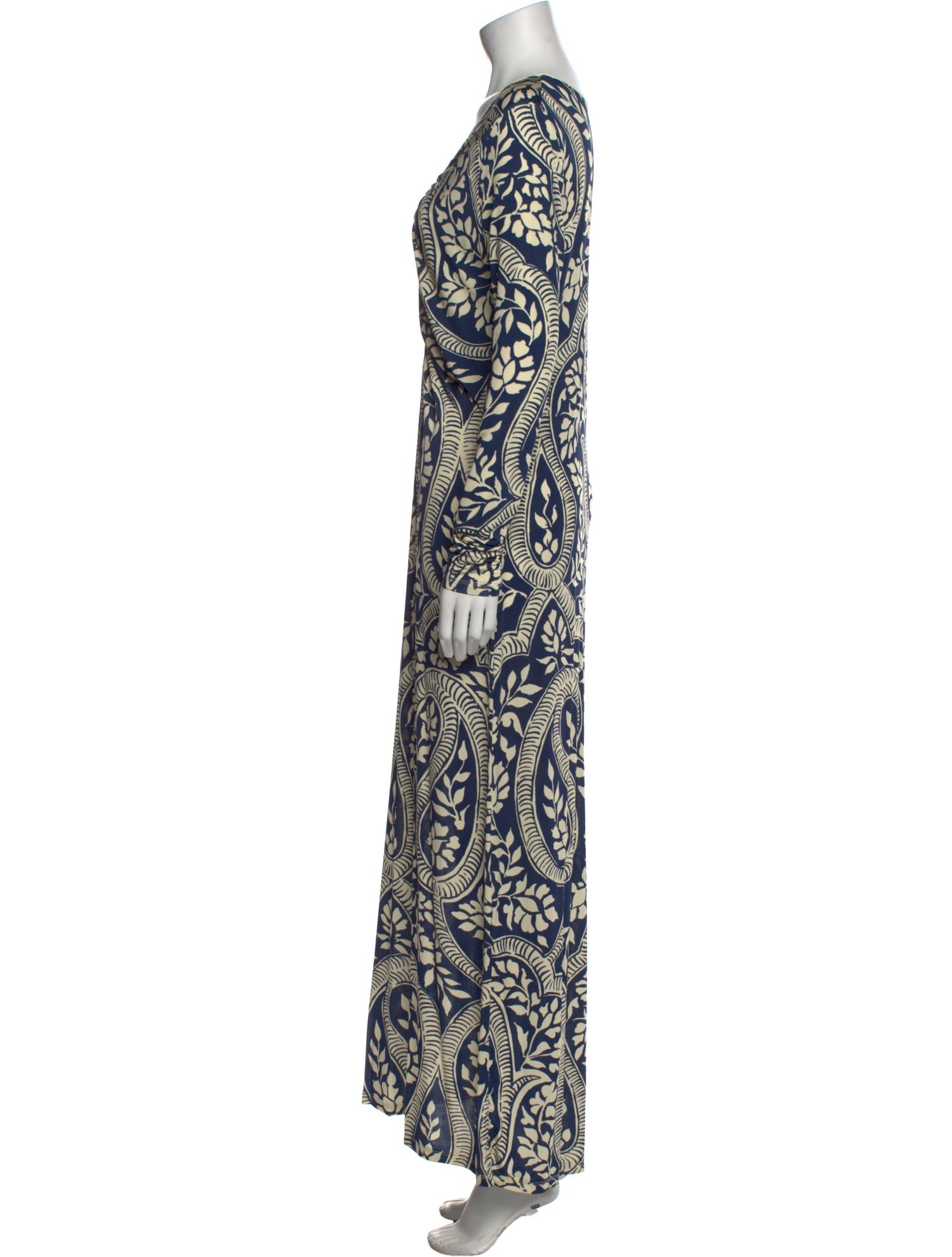 Johanna Ortiz Printed Long Dress