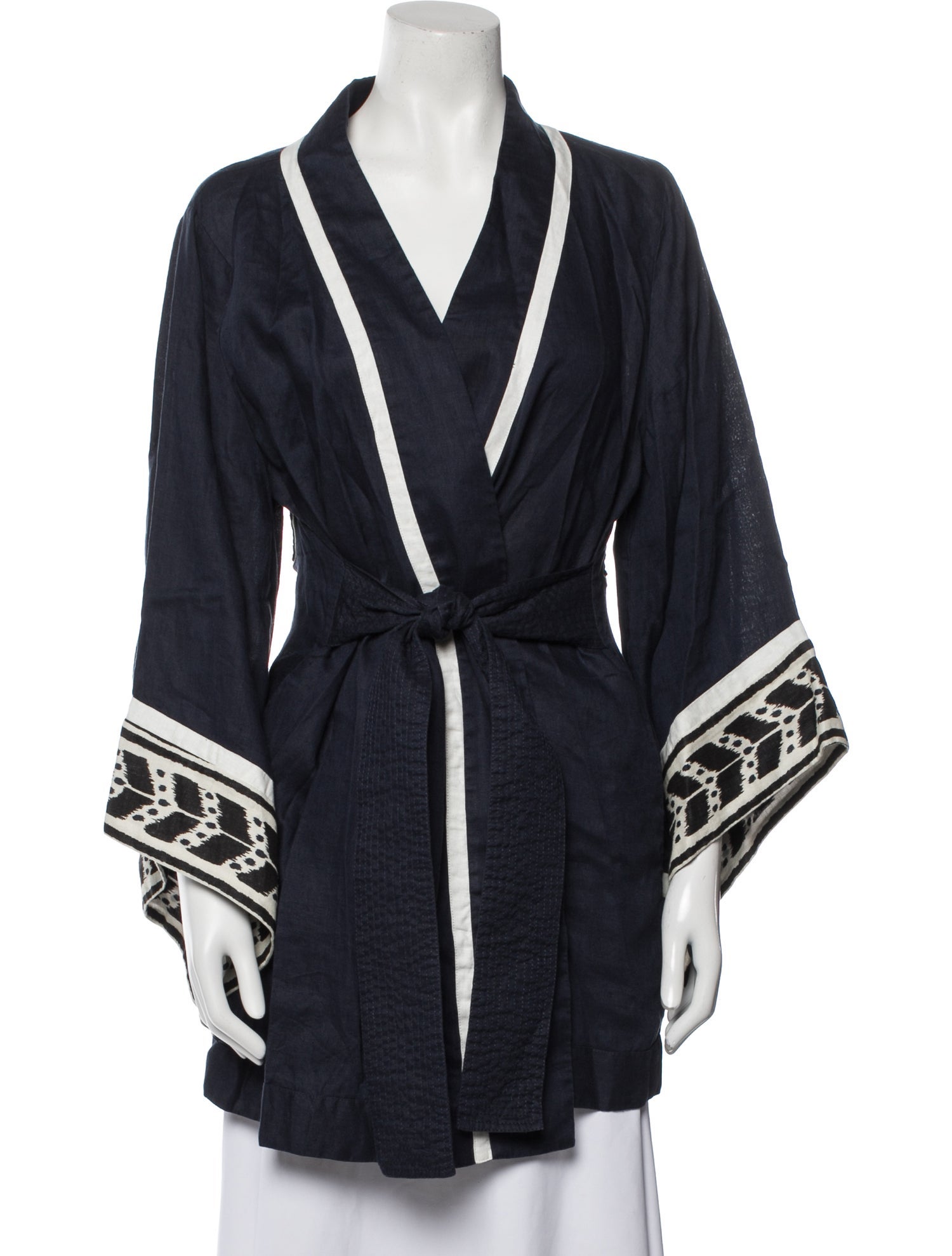 Johanna Ortiz Linen Printed Robe