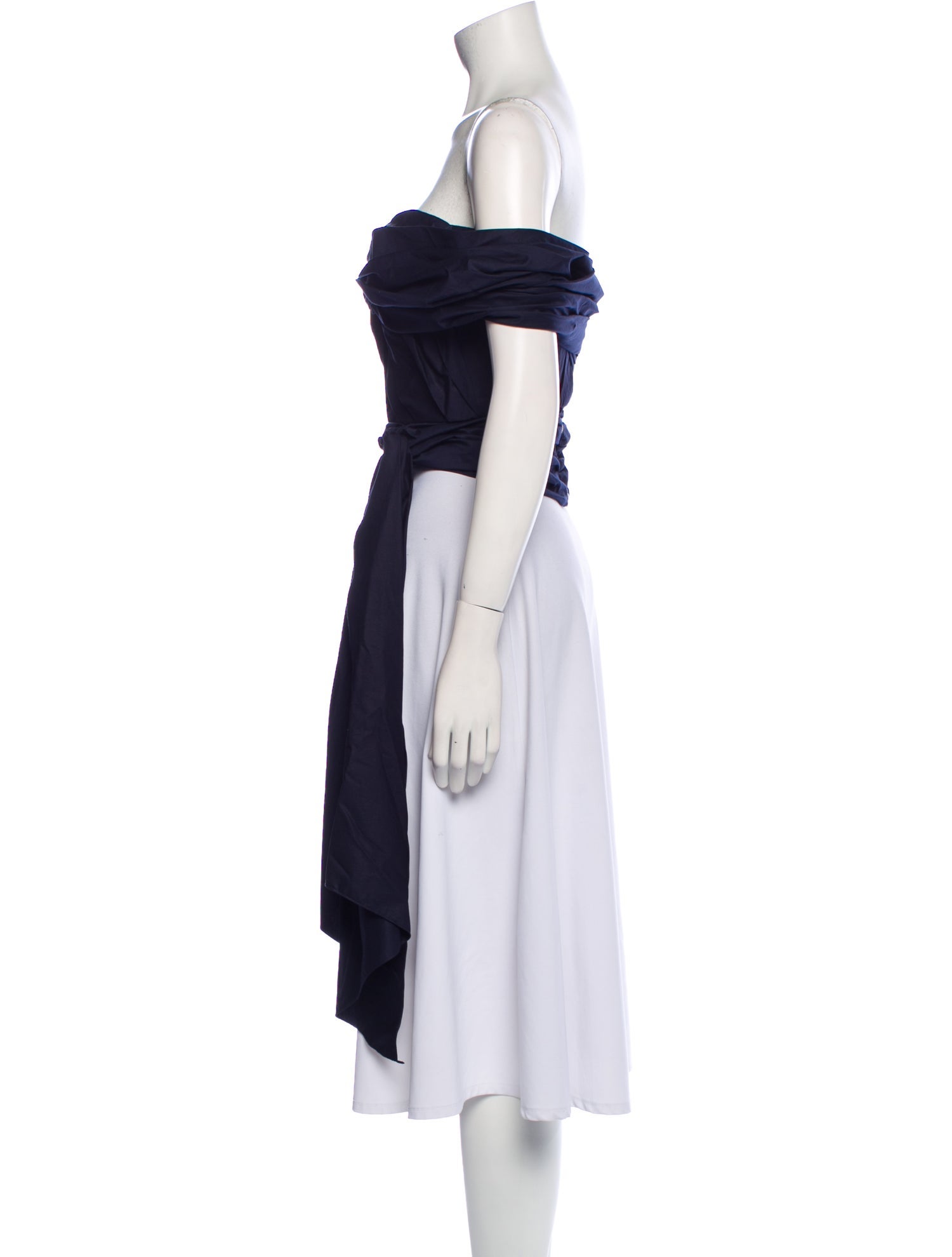 Johanna Ortiz Strapless Crop Top