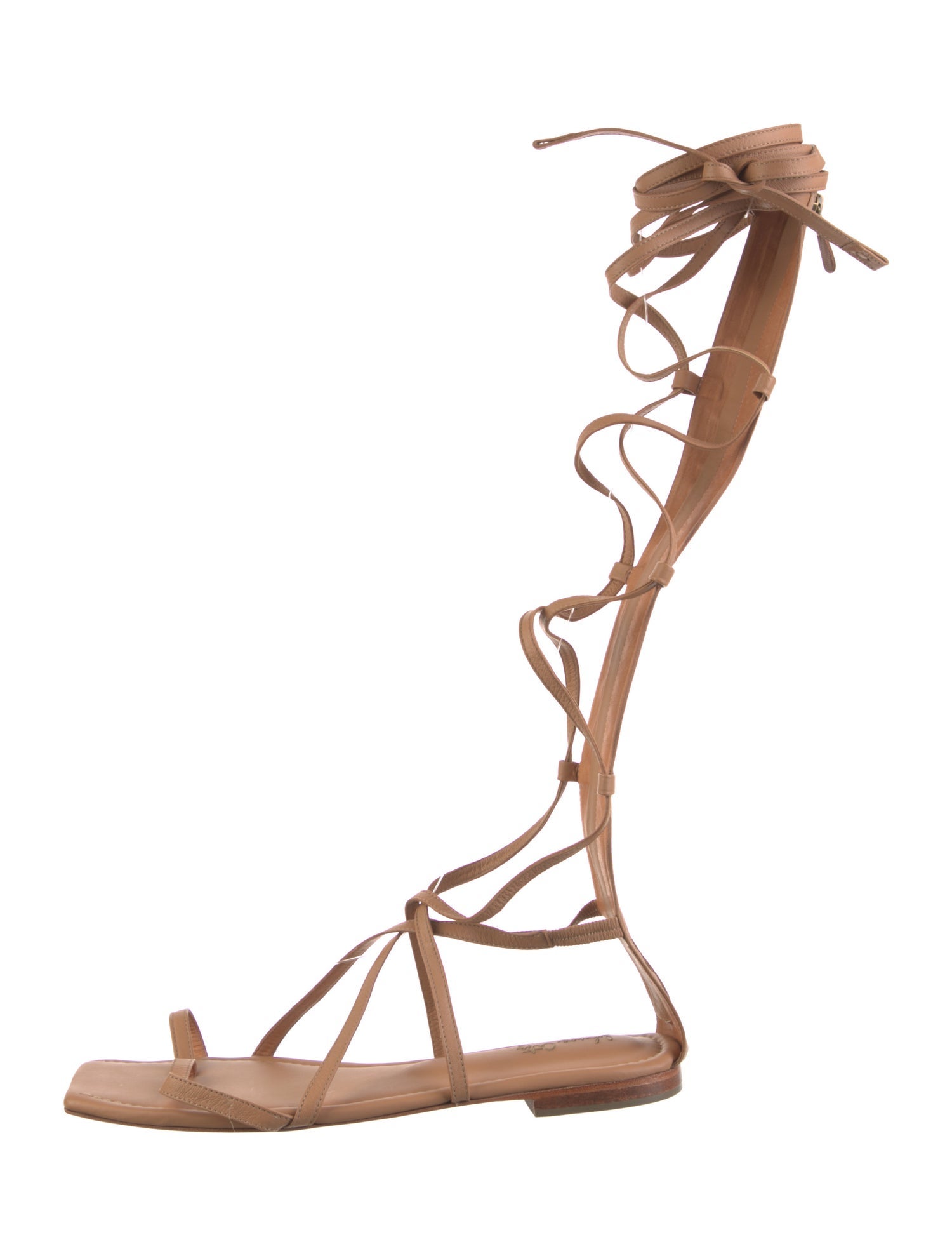 Johanna Ortiz Leather Gladiator Sandals w/ Tags