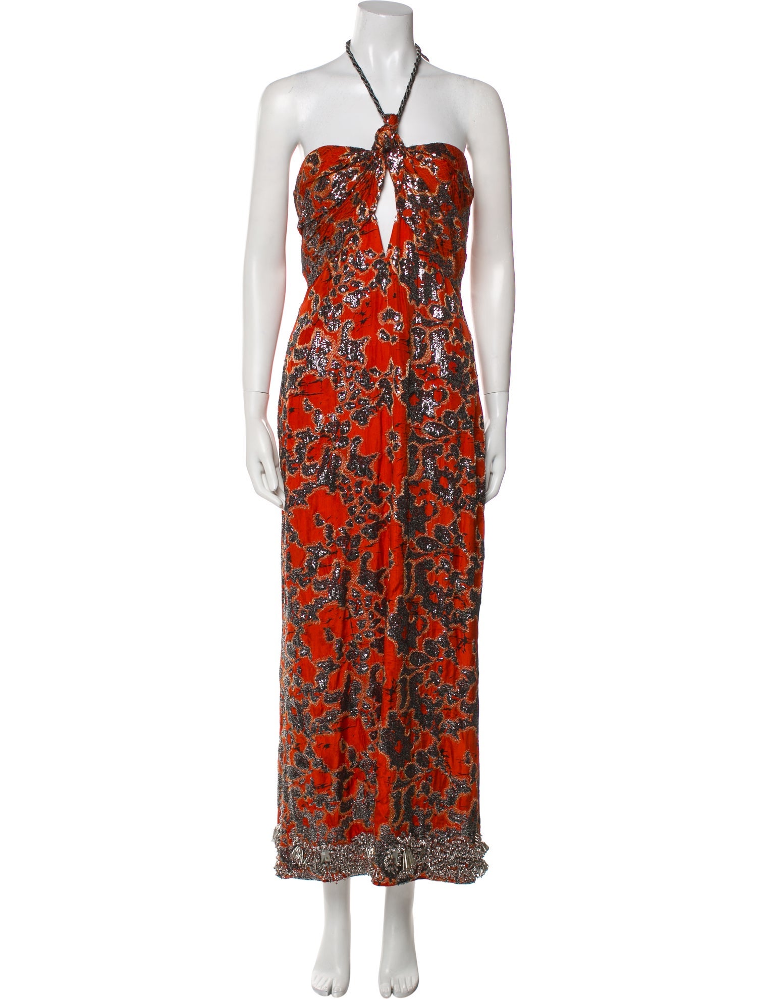 Johanna Ortiz Silk Long Dress