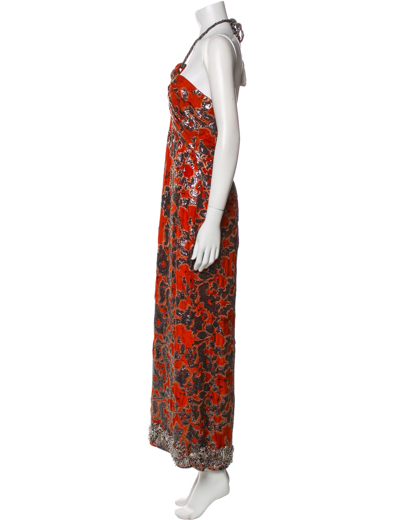 Johanna Ortiz Silk Long Dress