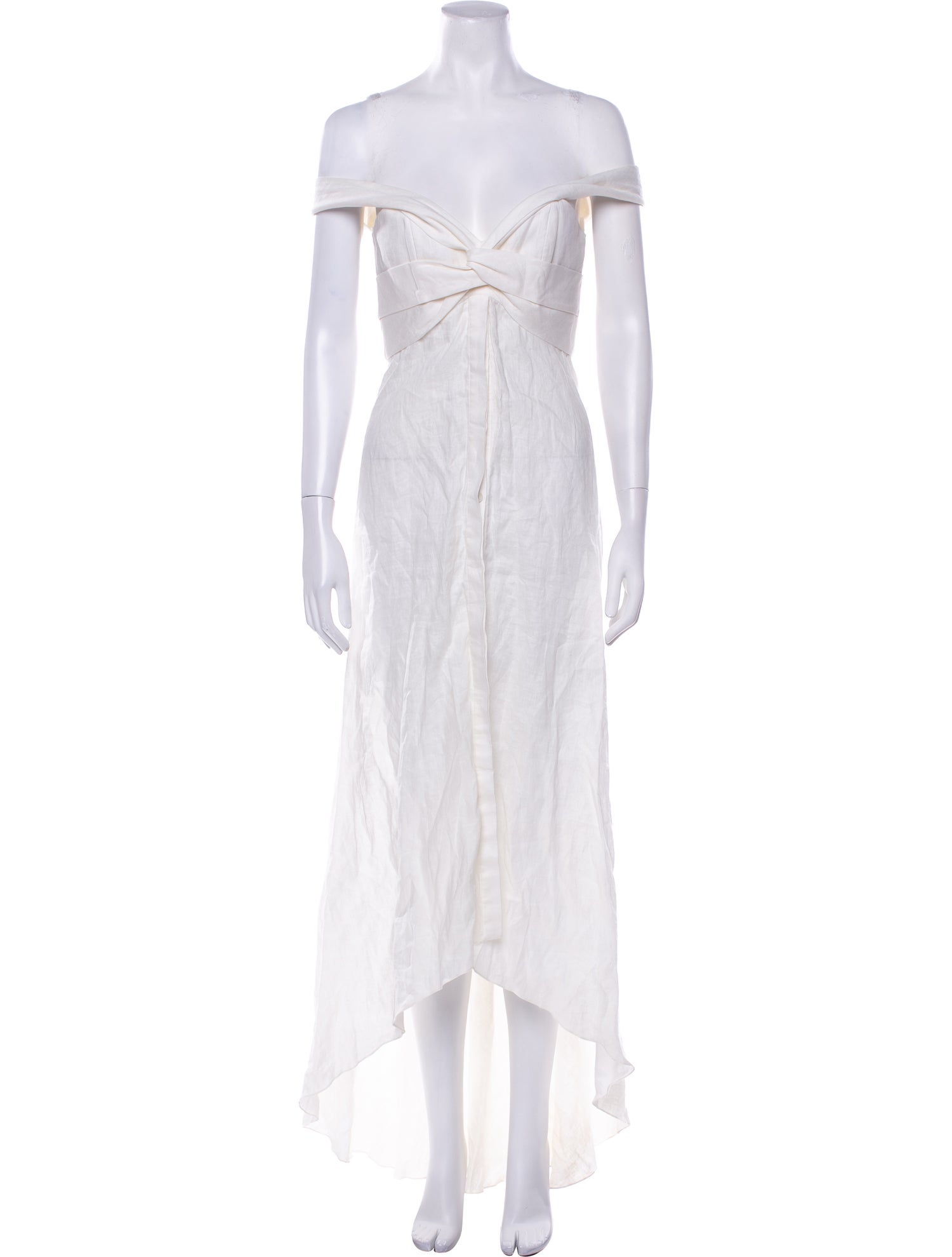 Johanna Ortiz Linen Long Dress