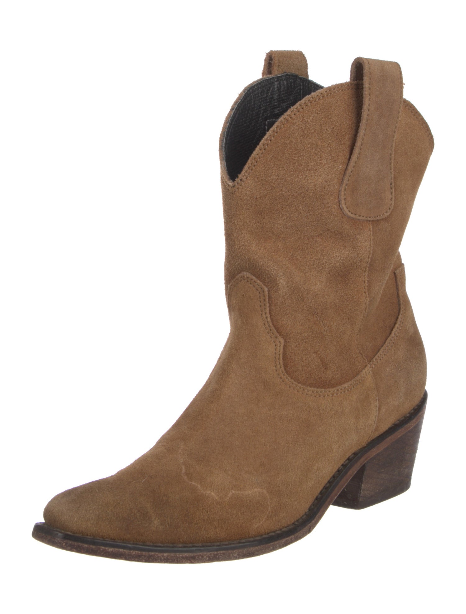 Johanna Ortiz Suede Western Boots