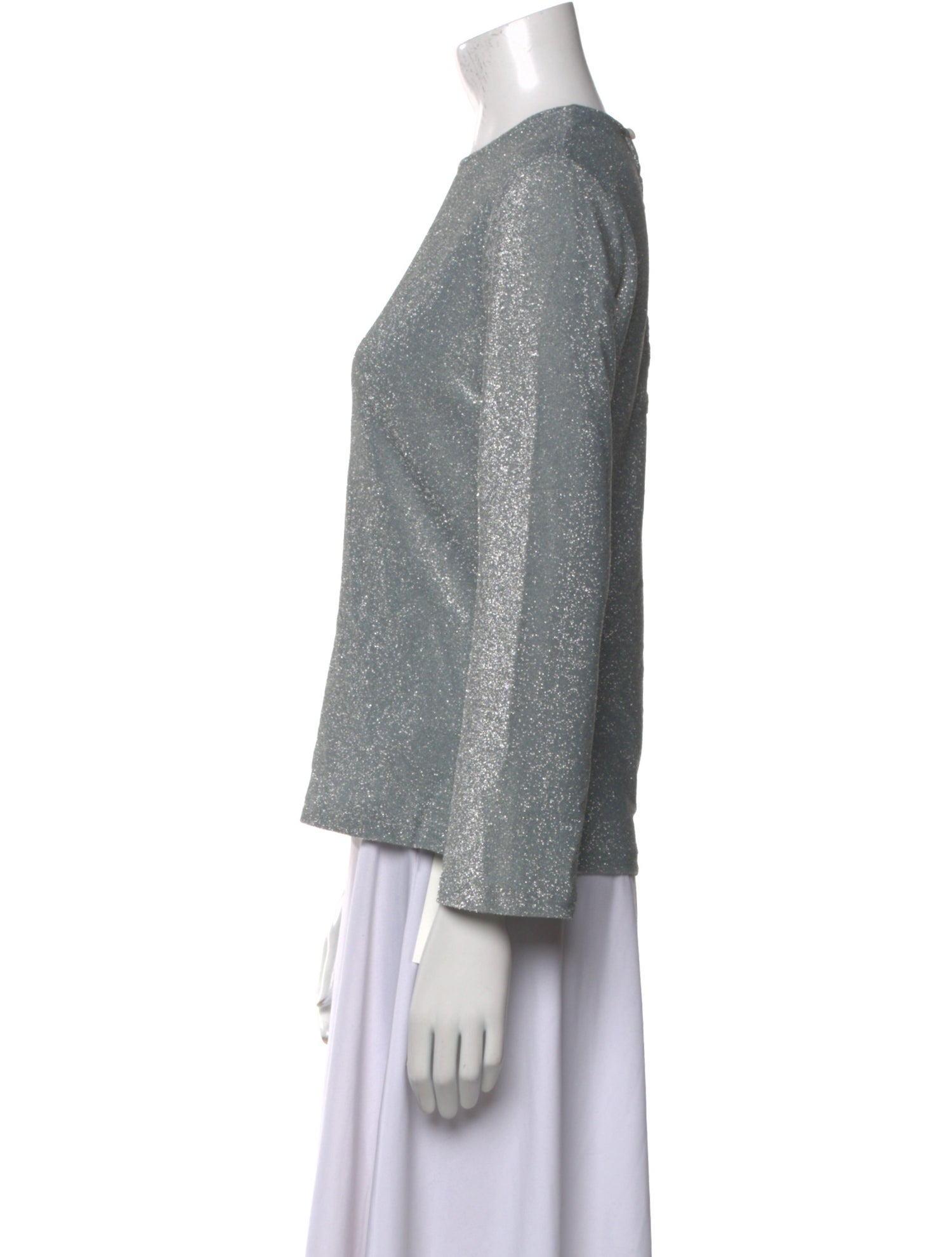 Johanna Ortiz Crew Neck Long Sleeve Top