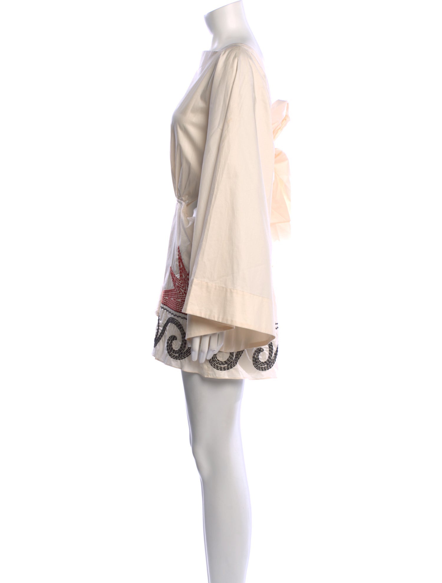 Johanna Ortiz Printed Mini Dress