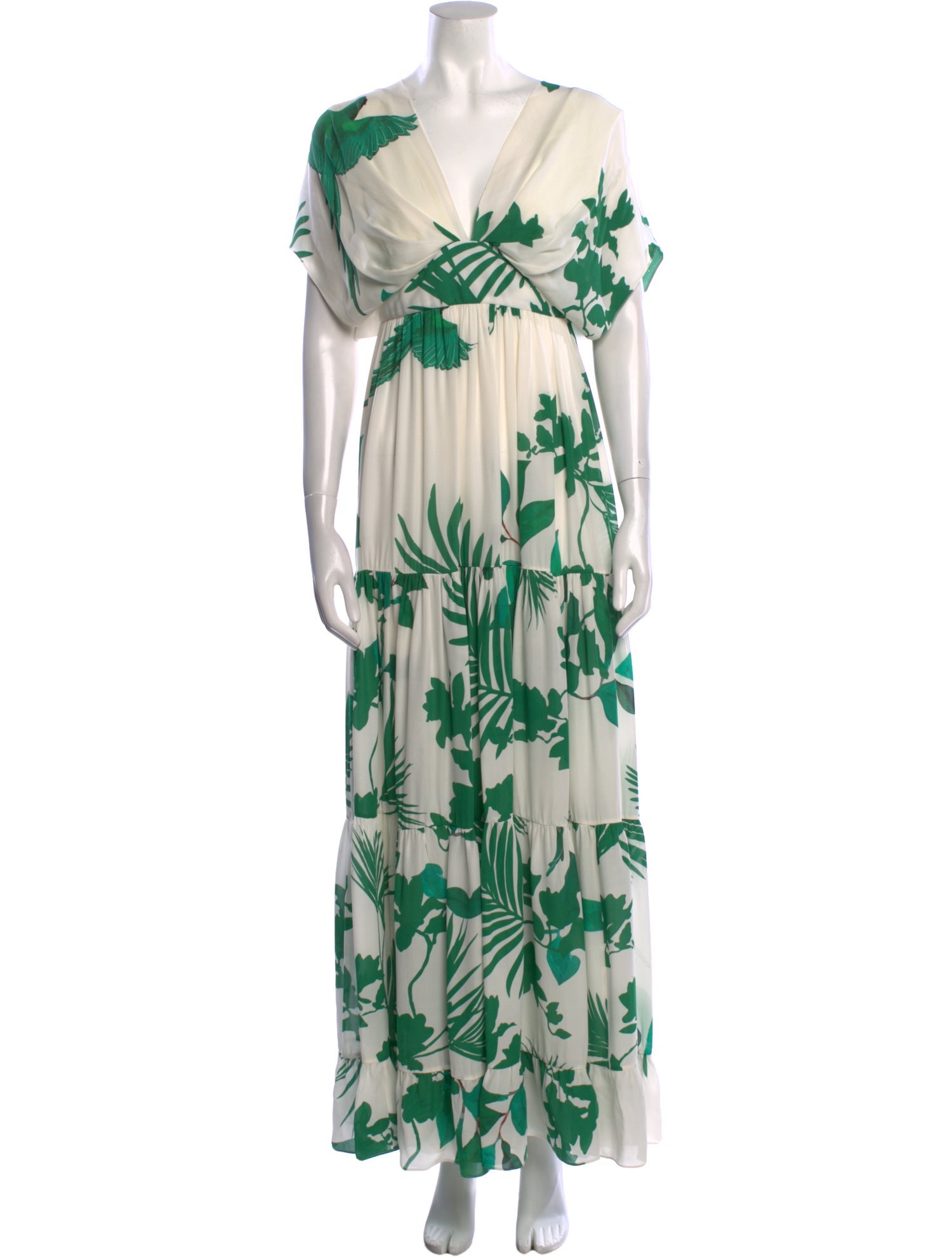 Johanna Ortiz Silk Long Dress