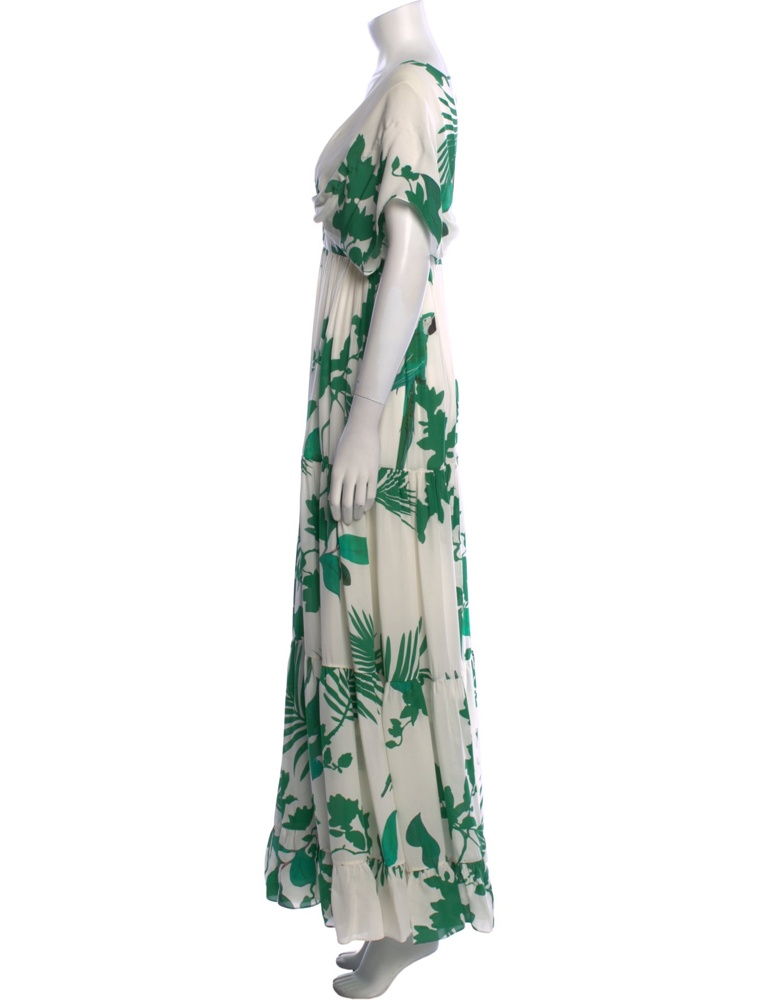 Johanna Ortiz Silk Long Dress
