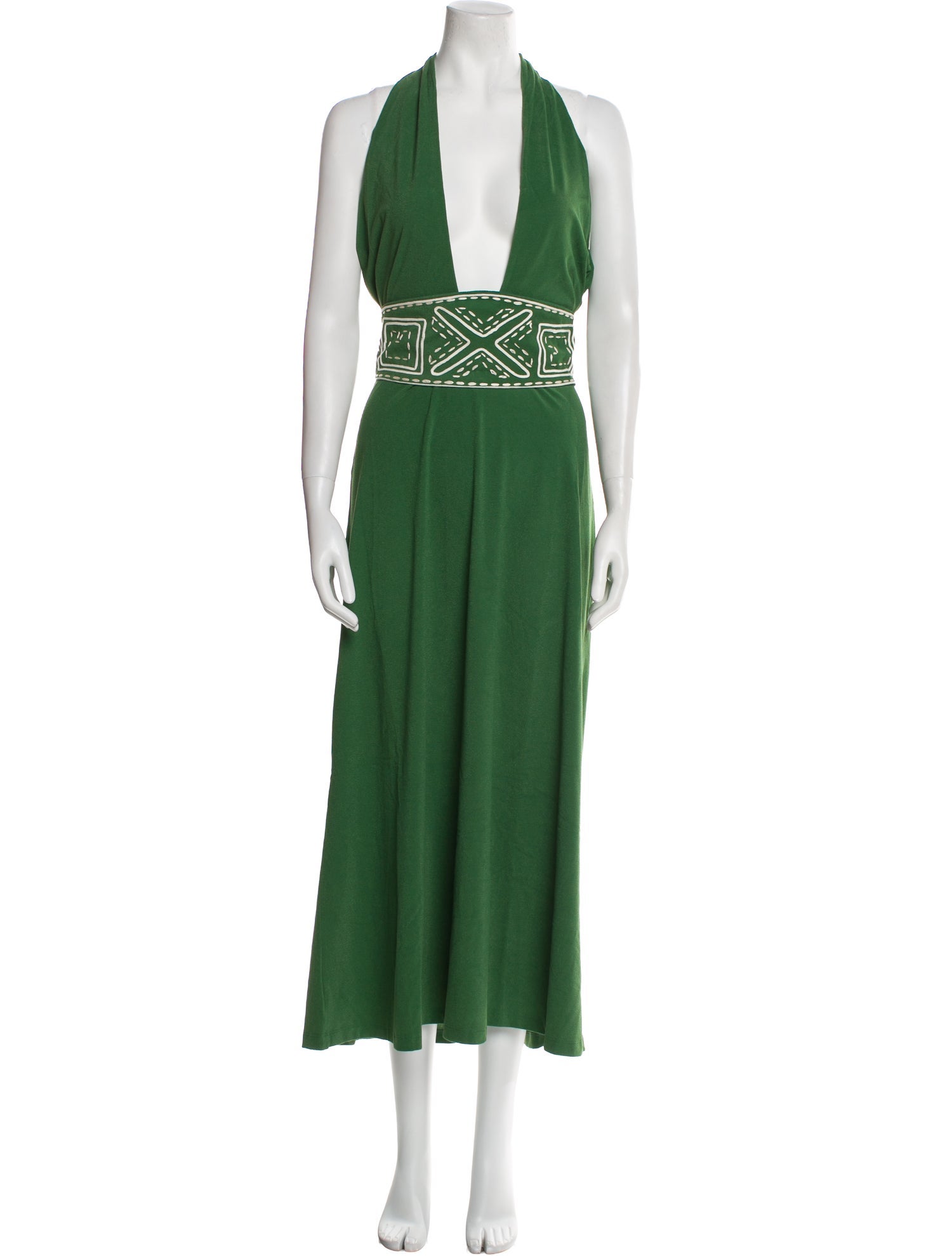 Johanna Ortiz Halterneck Long Dress w/ Tags