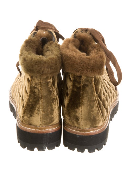 Johanna Ortiz Velvet Lace-Up Boots