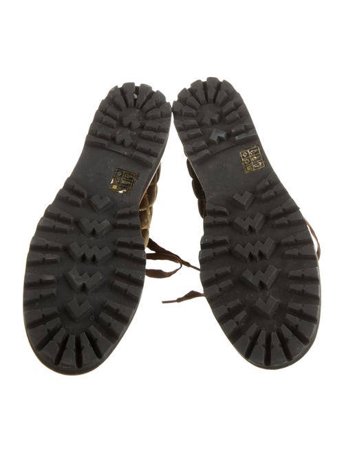 Johanna Ortiz Velvet Lace-Up Boots