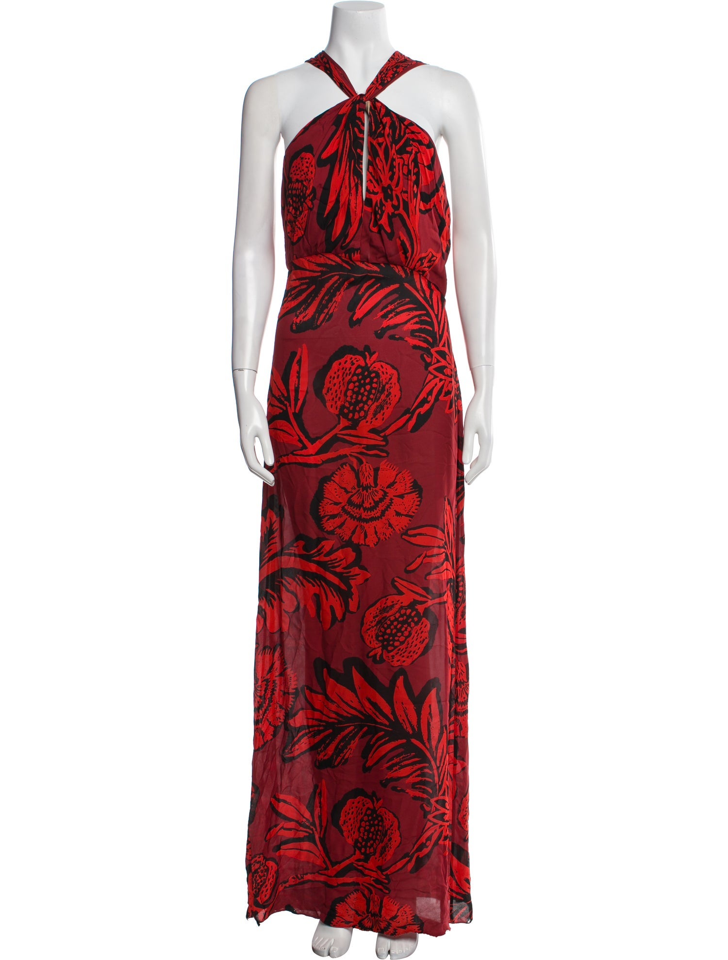 Johanna Ortiz Silk Long Dress