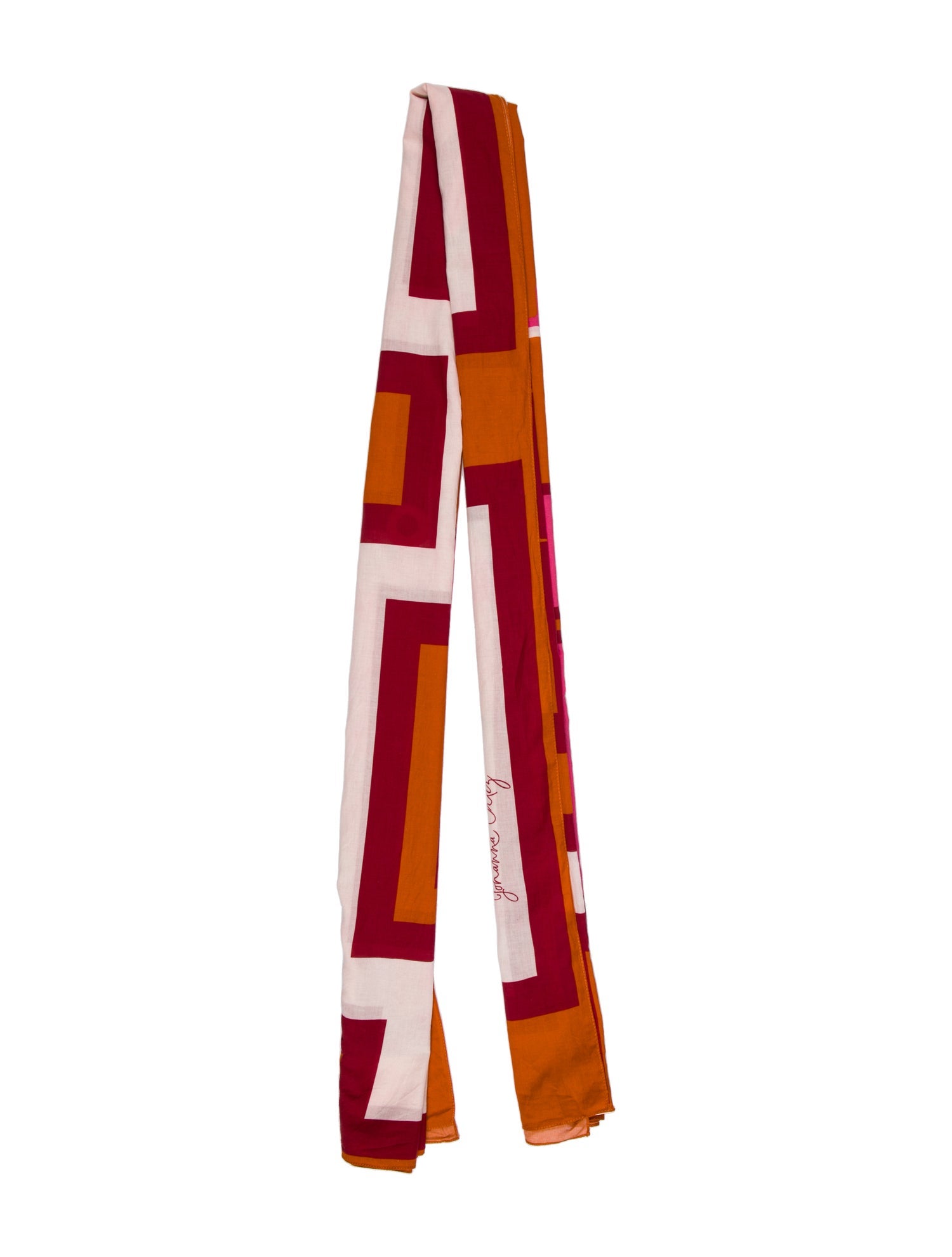 Johanna Ortiz Colorblock Pattern Scarf