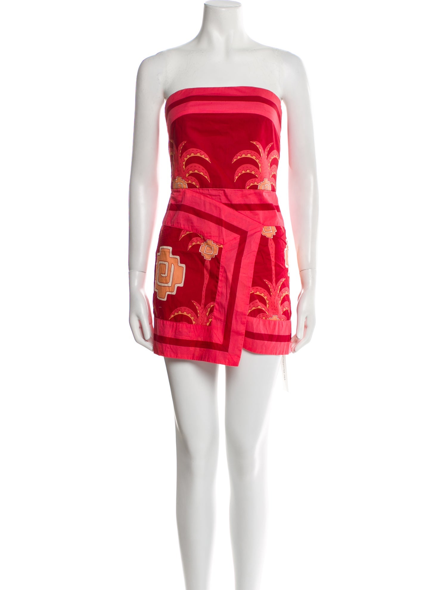 Johanna Ortiz Printed Mini Dress