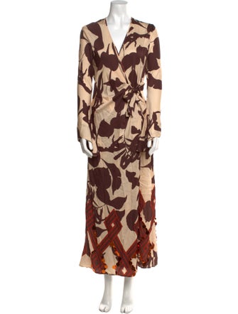 Johanna Ortiz Silk Long Dress