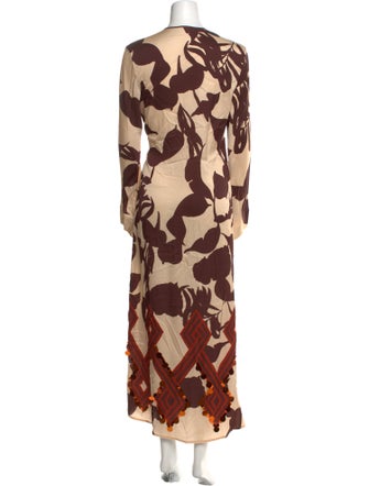 Johanna Ortiz Silk Long Dress
