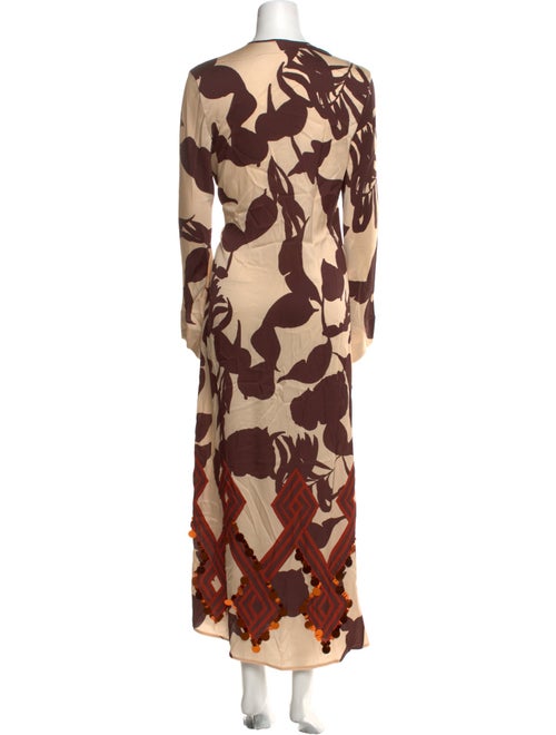 Johanna Ortiz Silk Long Dress