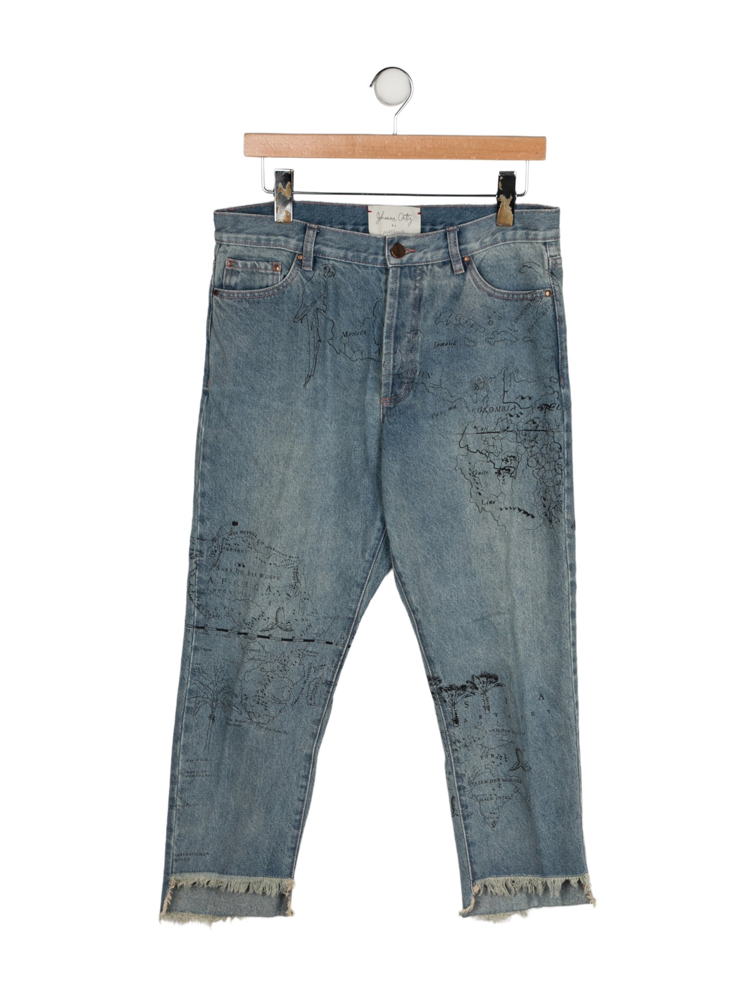 Johanna Ortiz High-Rise Straight Leg Jeans