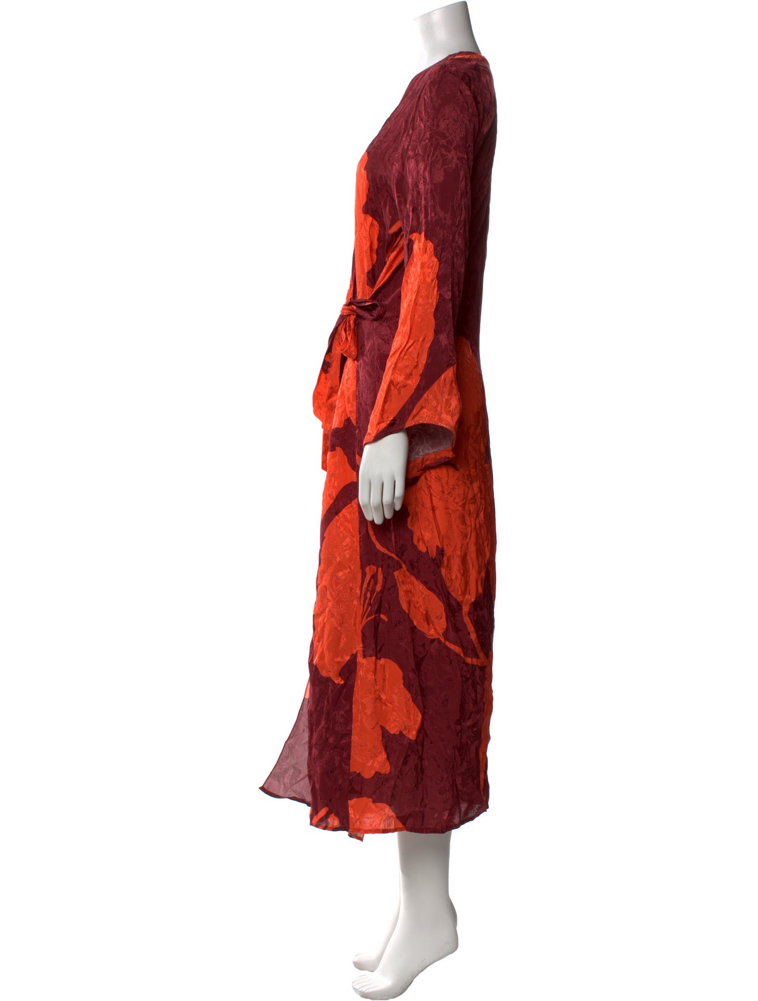 Johanna Ortiz Floral Print Long Dress