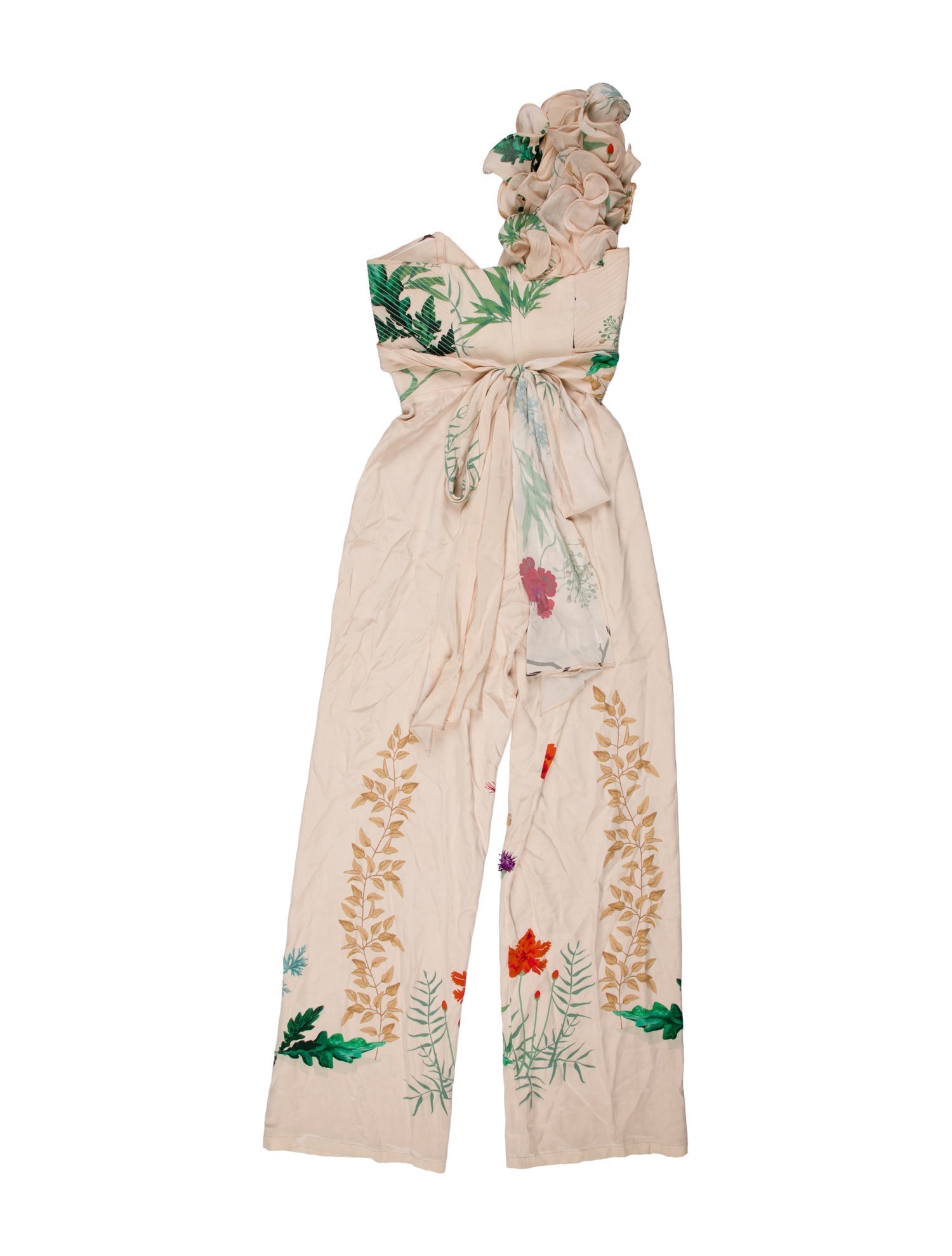 Johanna Ortiz Silk Printed Jumpsuit