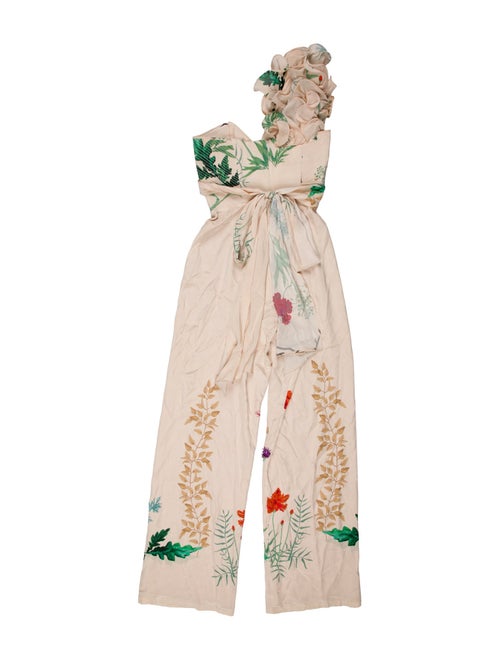 Johanna Ortiz Silk Printed Jumpsuit