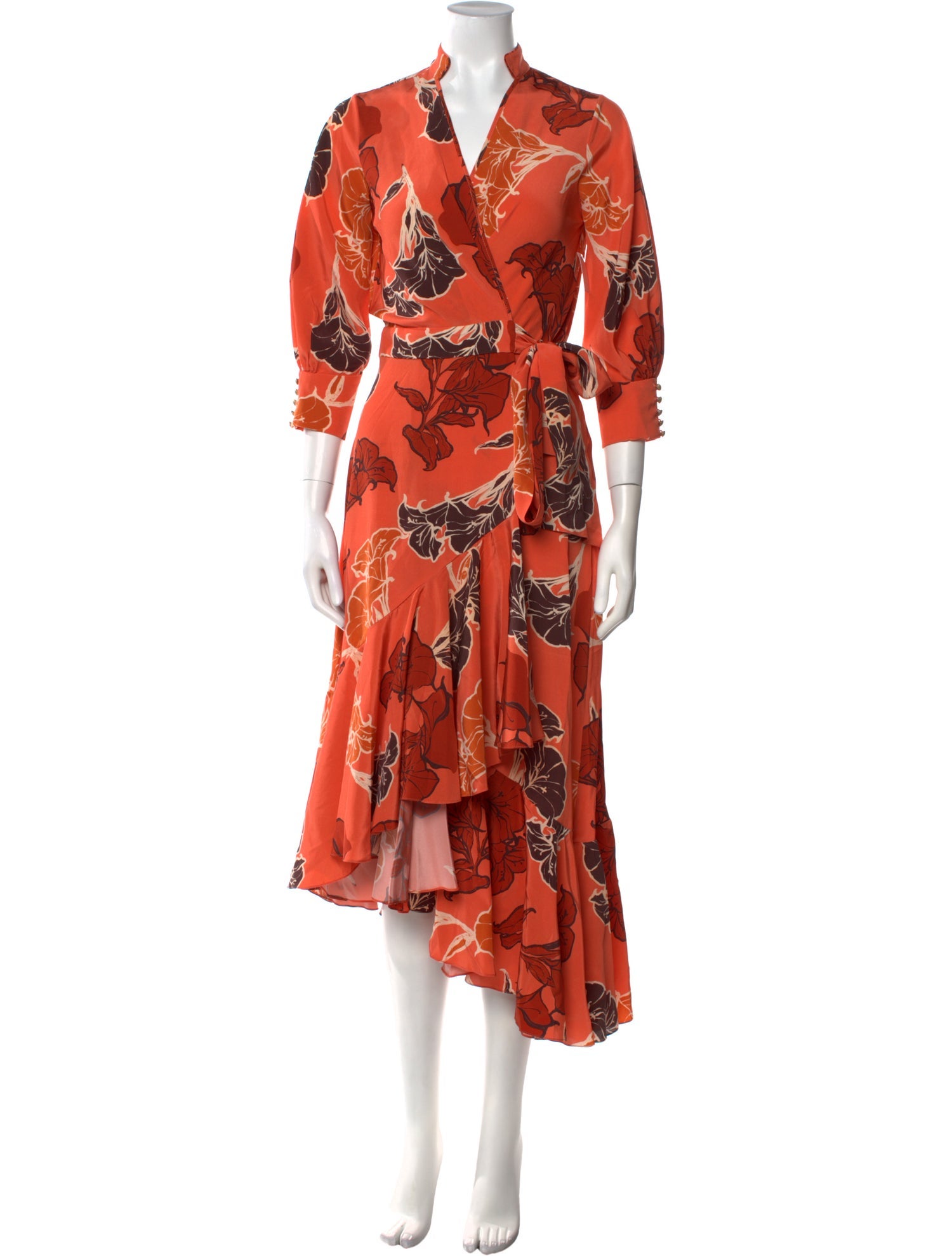 Johanna Ortiz Silk Long Dress w/ Tags