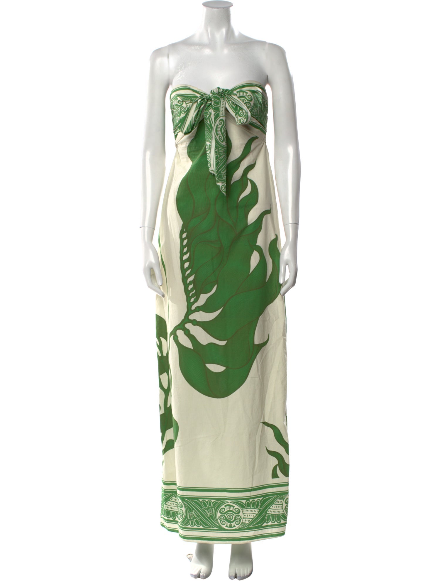 Johanna Ortiz Printed Long Dress