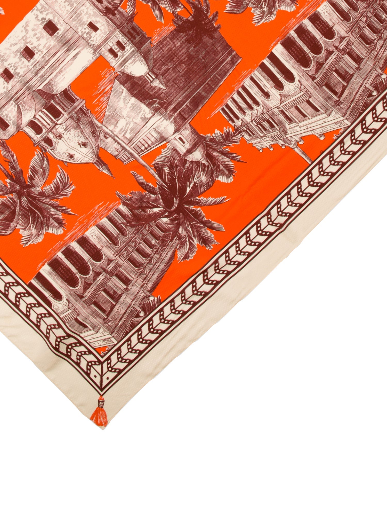 Johanna Ortiz Silk Printed Scarf w/ Tags