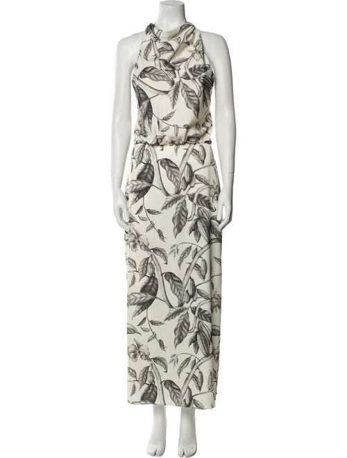 Johanna Ortiz Printed Long Dress