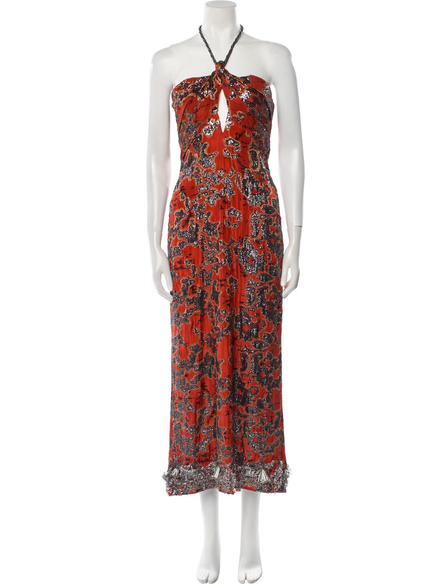 Johanna Ortiz Silk Midi Length Dress