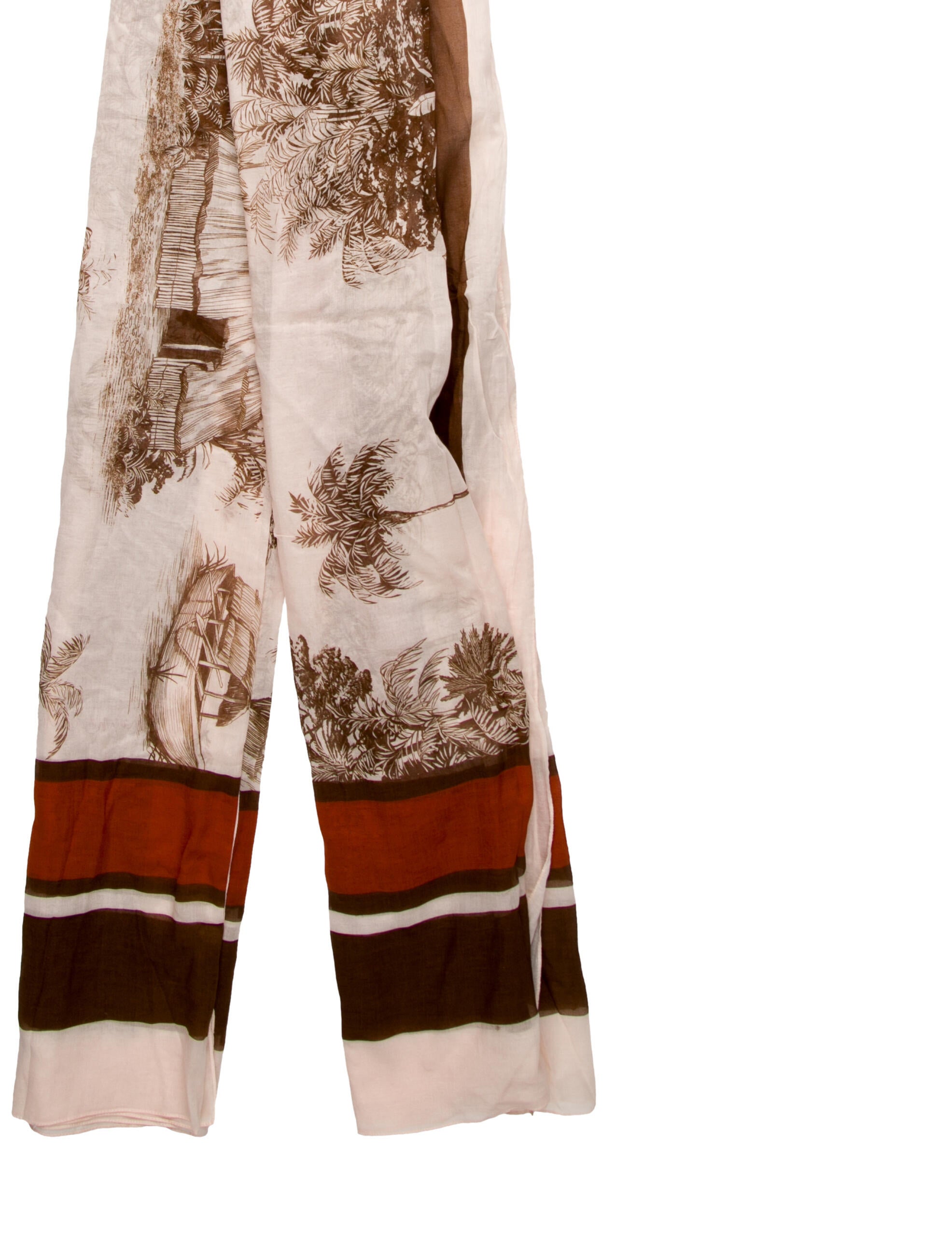 Johanna Ortiz Cashmere Printed Scarf